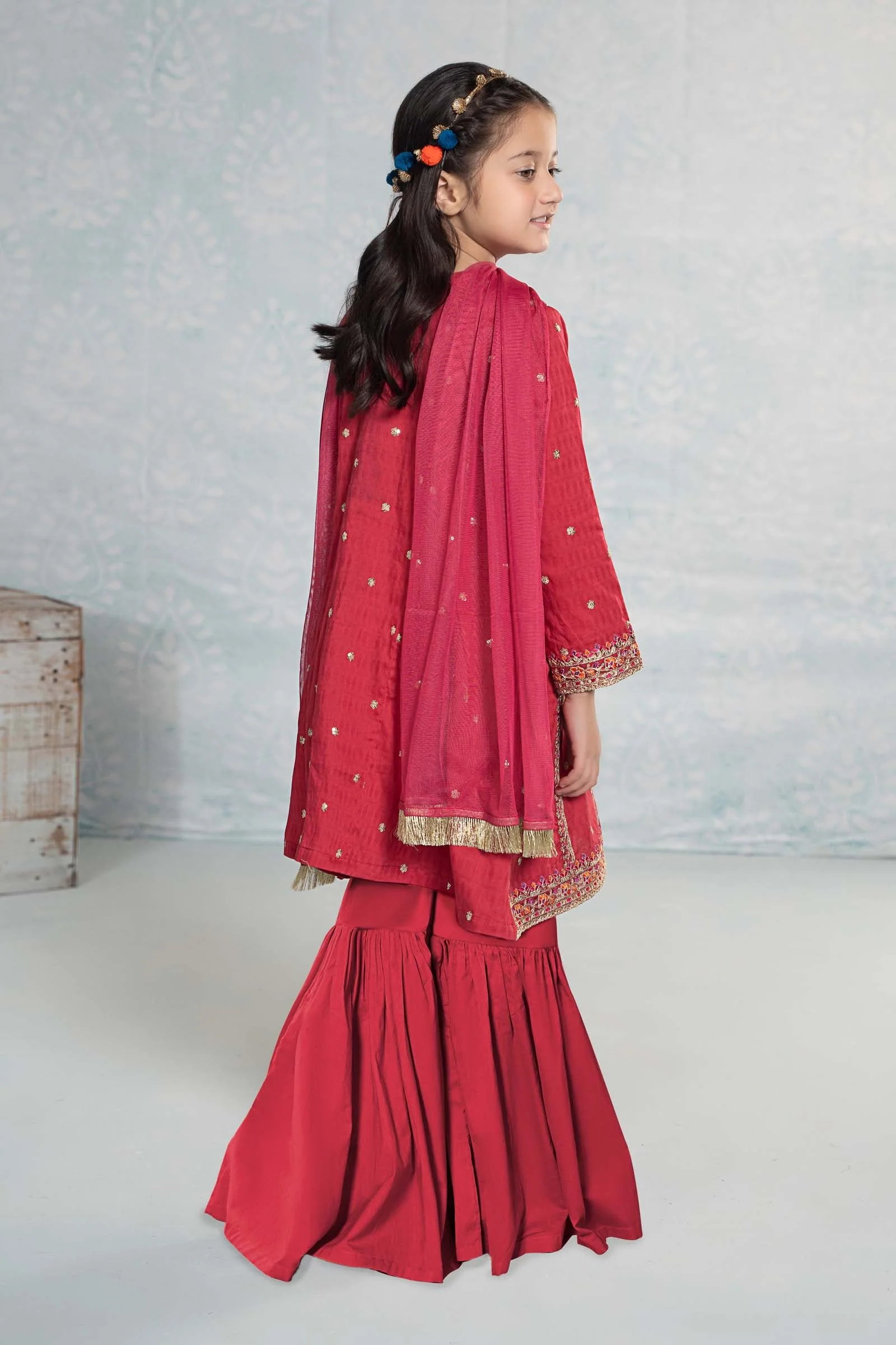 3 Piece Embroidered Dobby Suit - Image 7