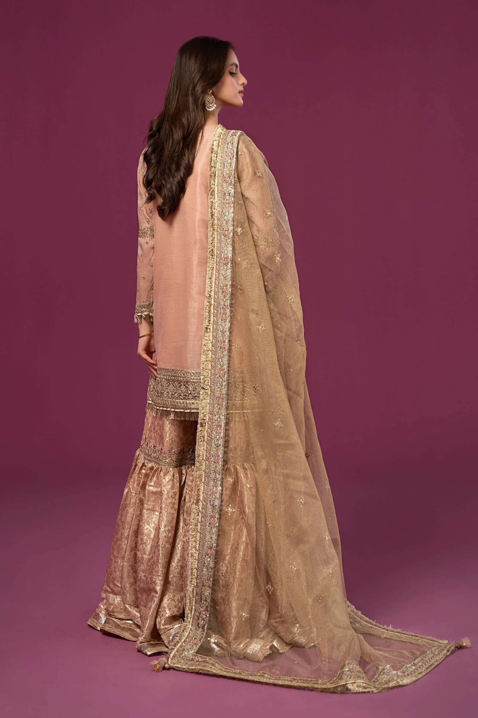 3 Piece Embroidered Masoori Suit - Image 4