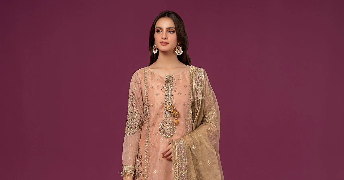 3 Piece Embroidered Masoori Suit - Image 5