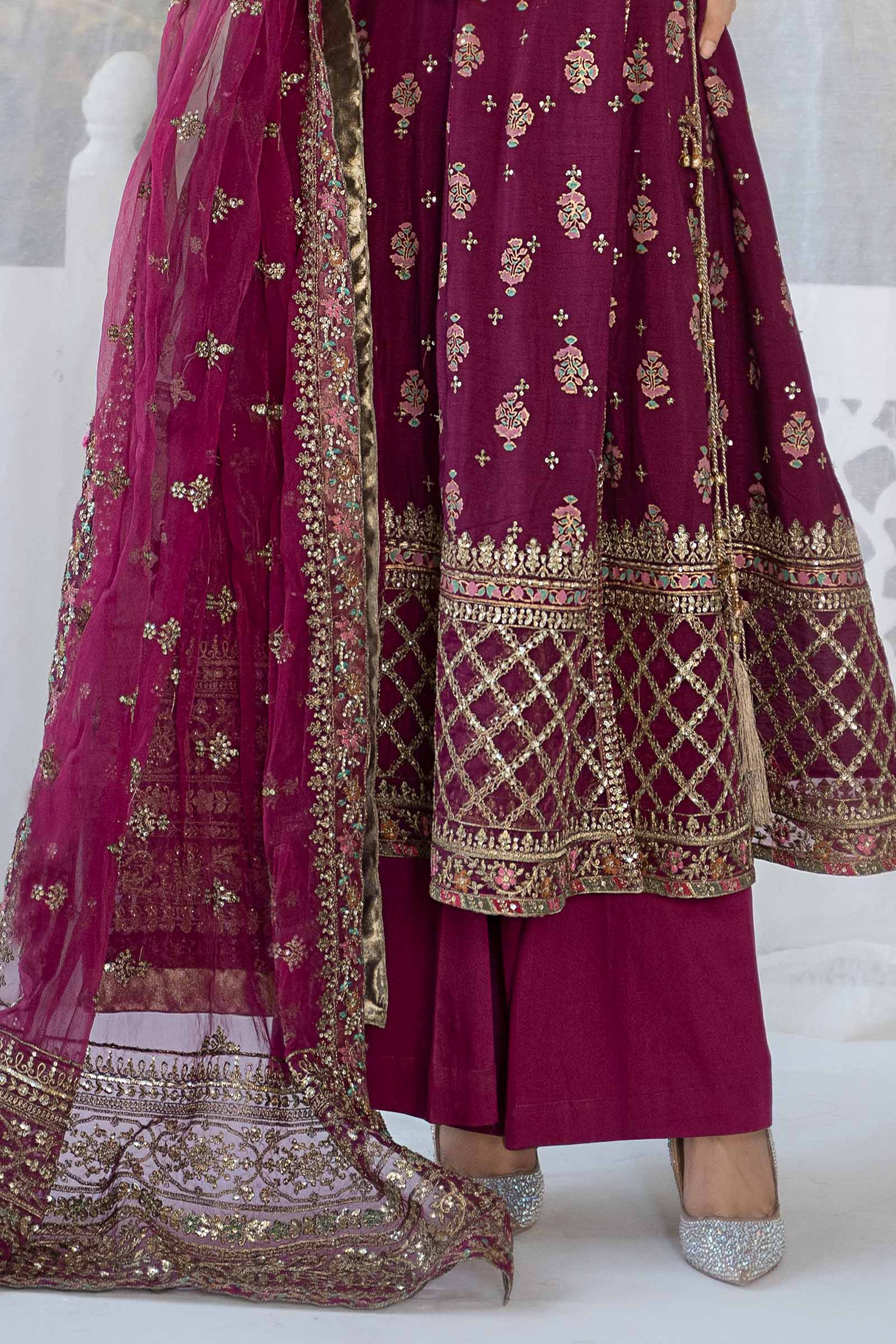 3 Piece Printed Raw Silk Suit - Image 3