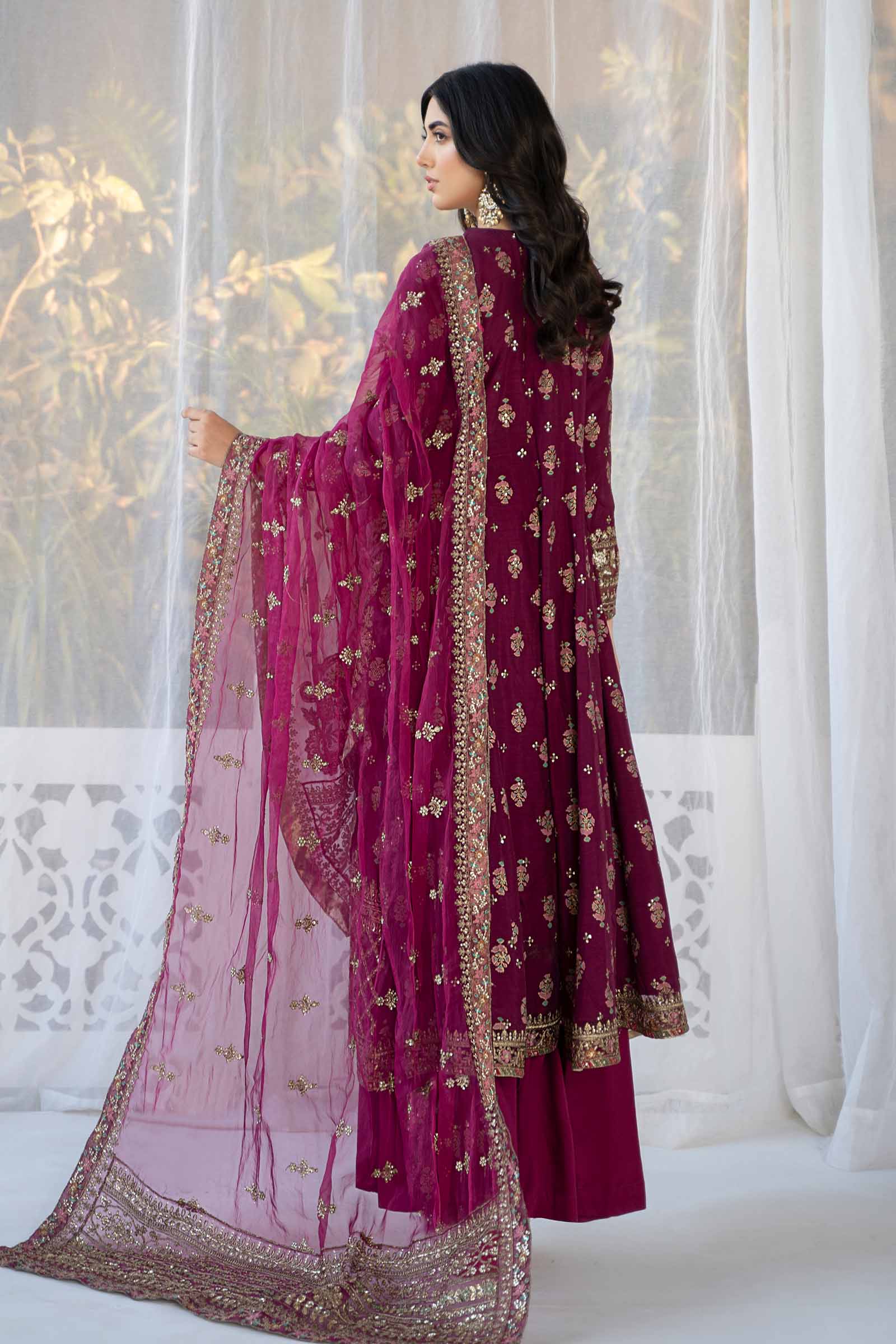 3 Piece Printed Raw Silk Suit - Image 7