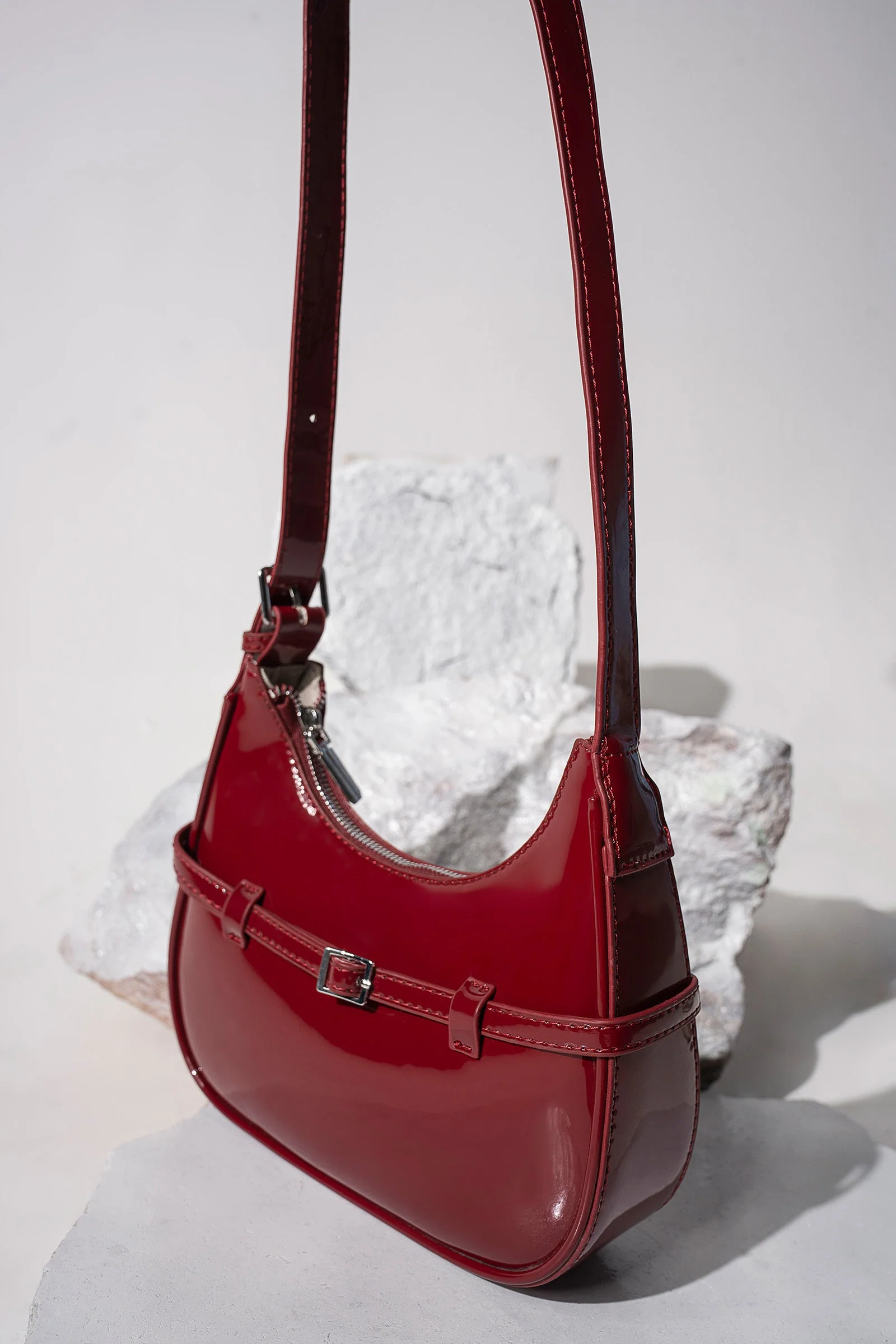 Belted Crescent Bag - Image 3