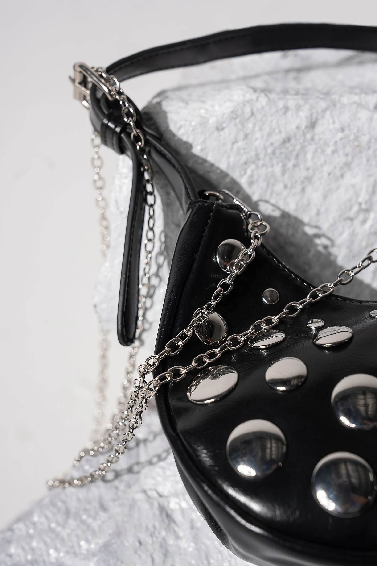 Studded Hobo Bag - Image 3