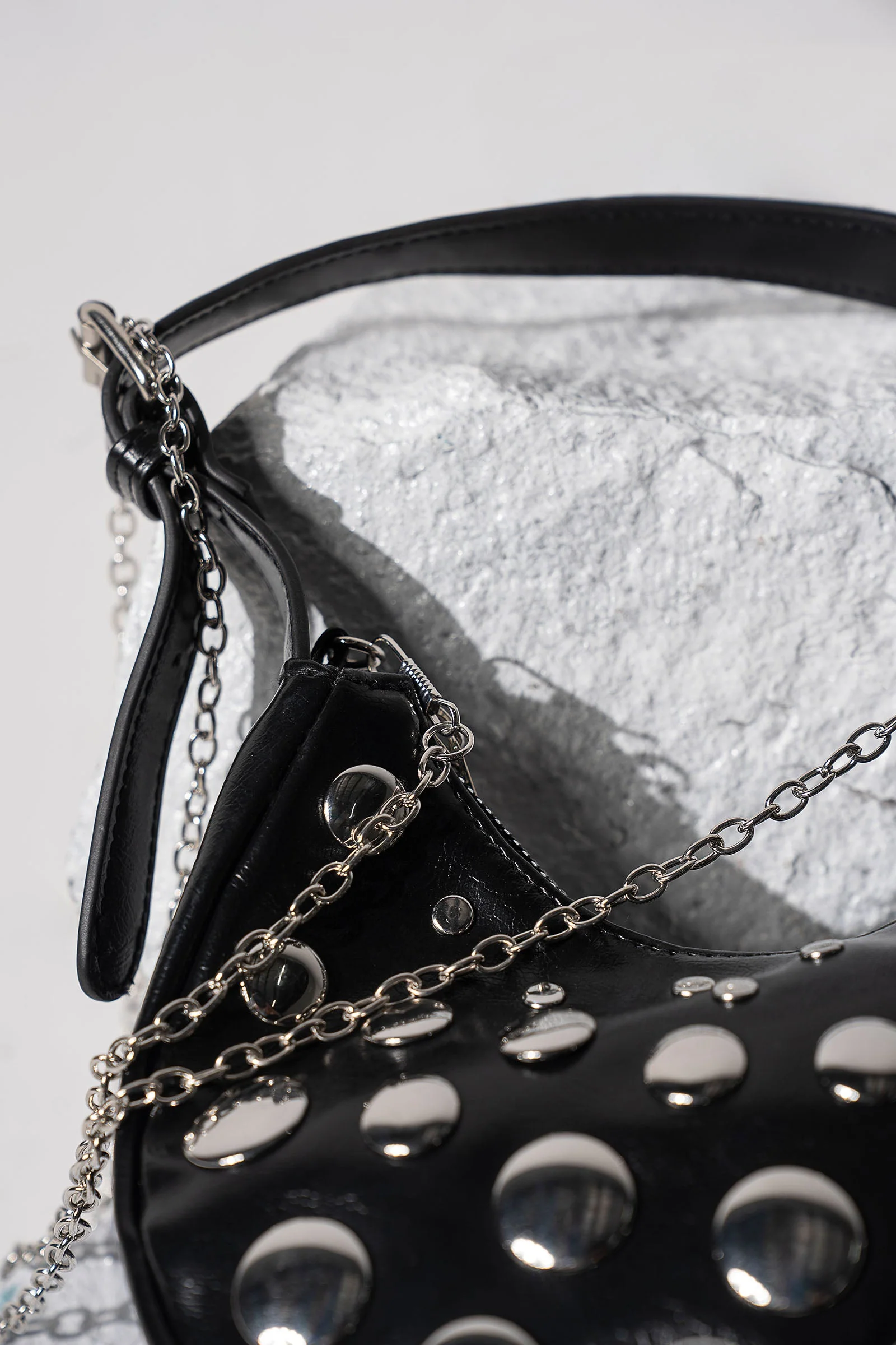 Studded Hobo Bag - Image 5