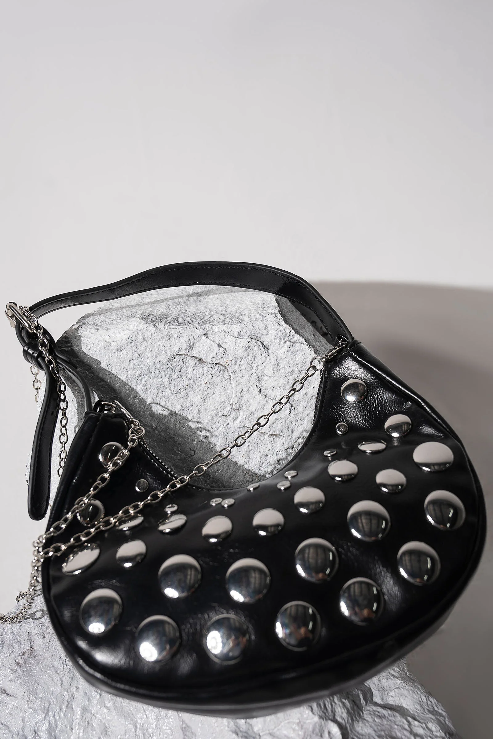 Studded Hobo Bag - Image 6