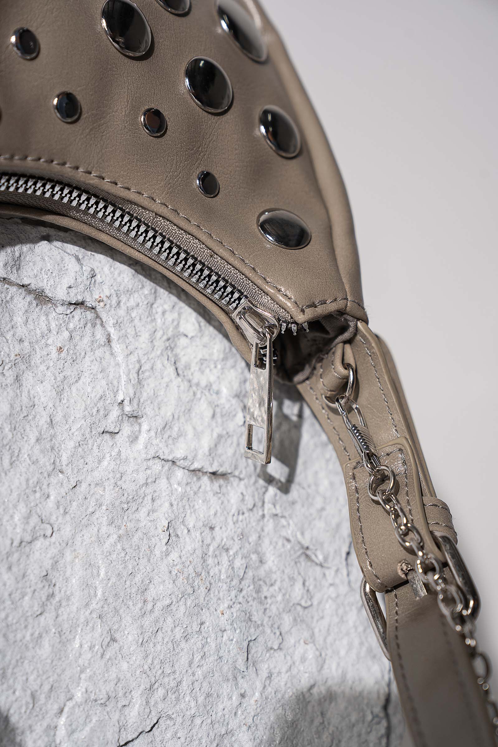 Studded Hobo Bag - Image 4