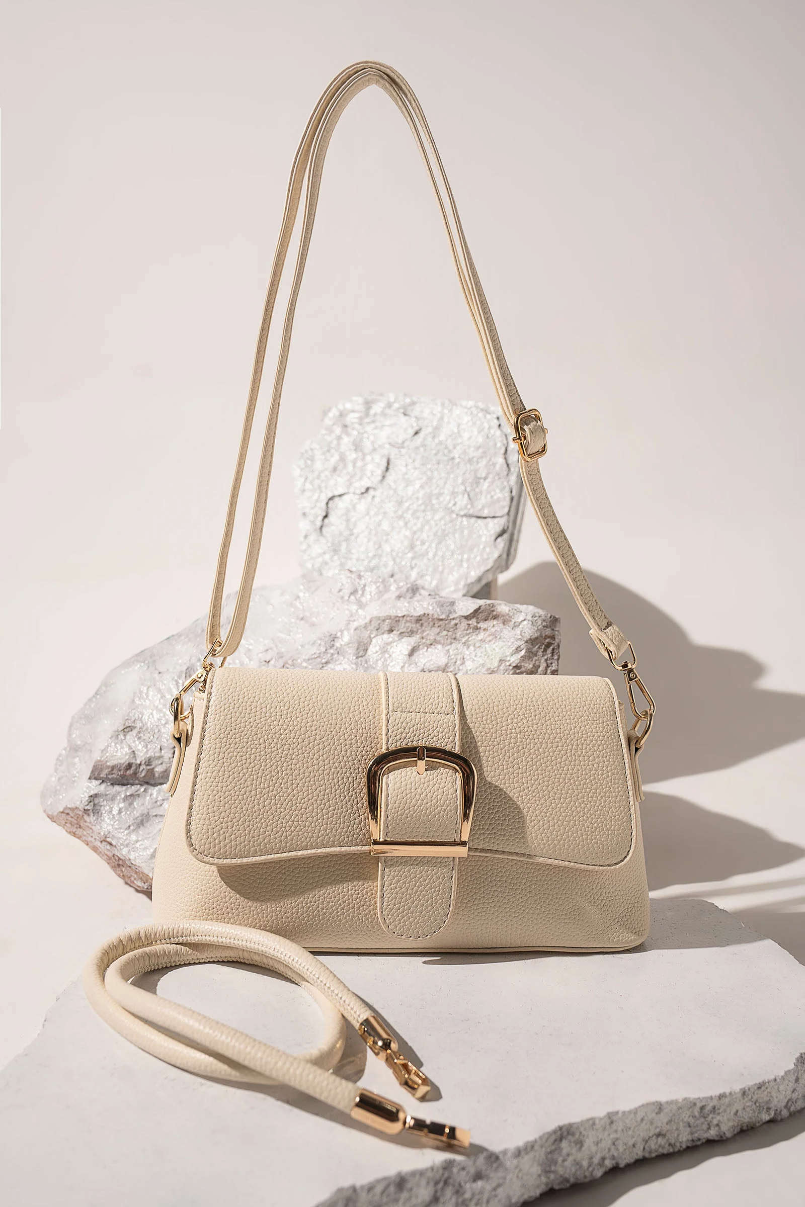 Structured Satchel Bag