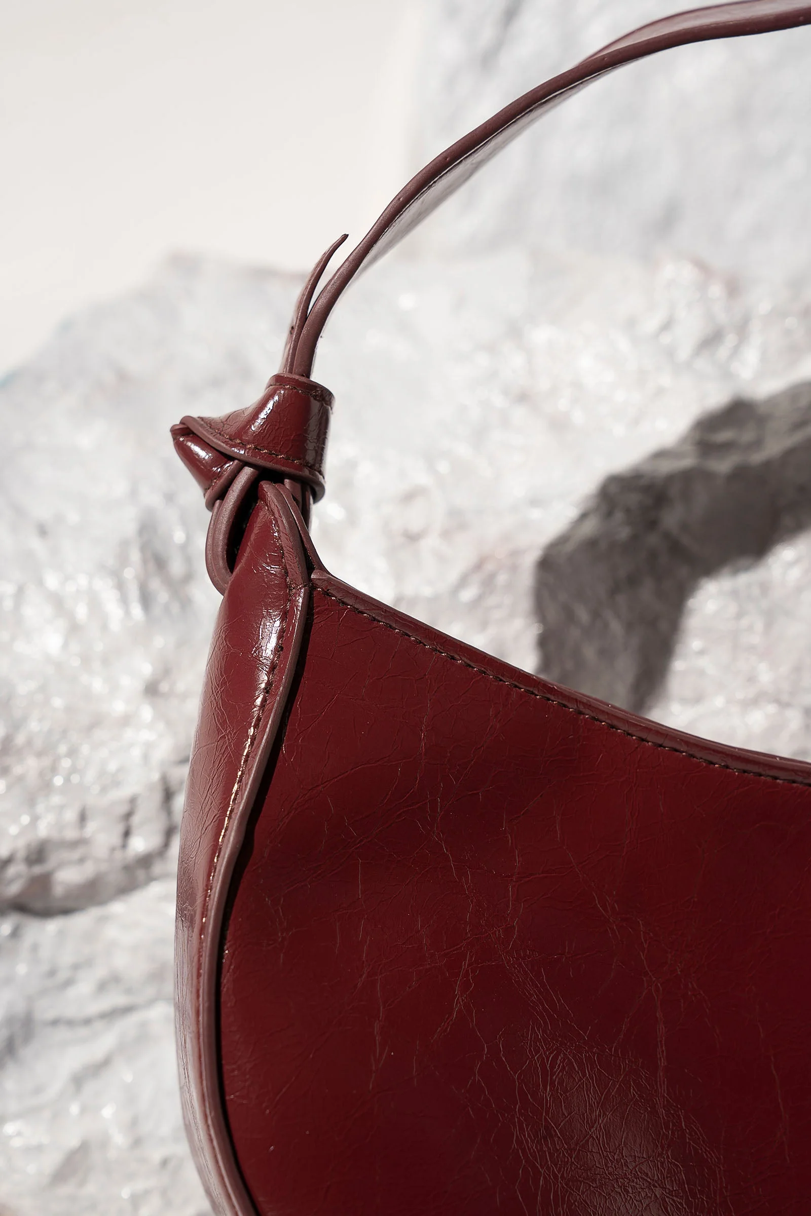 Knotted Baguette Bag - Image 3