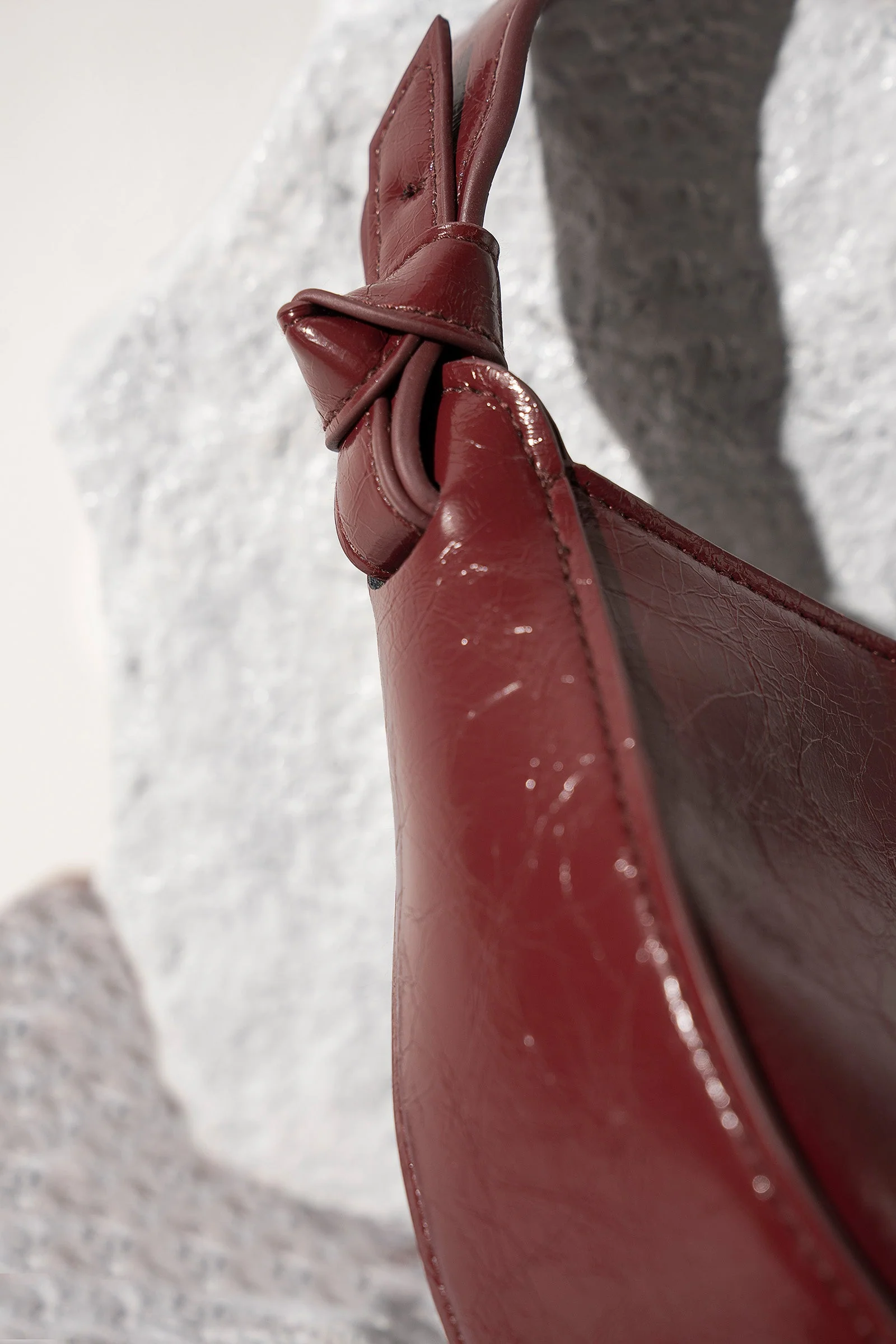 Knotted Baguette Bag - Image 4