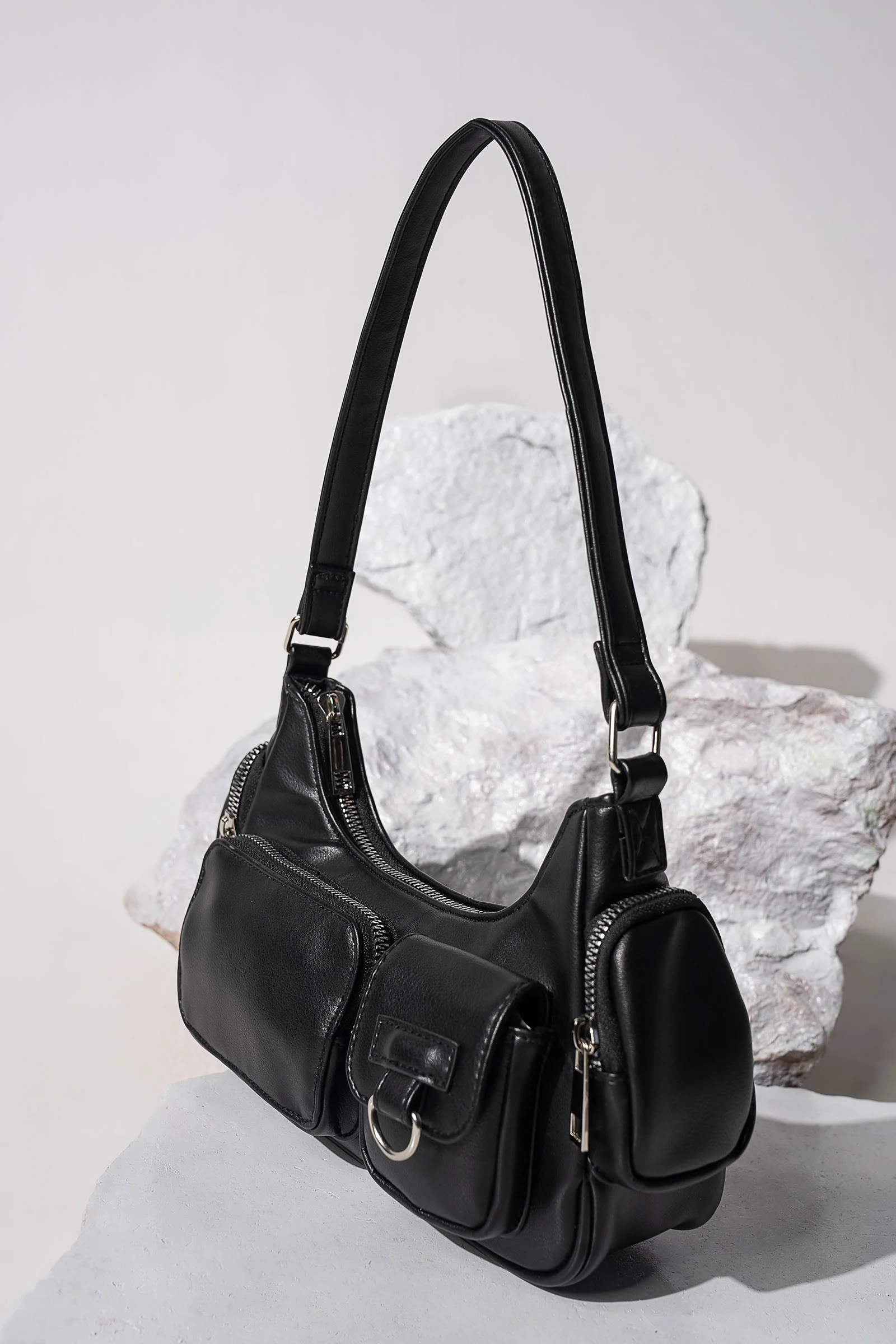 Multi-Pocket Hobo Bag - Image 6