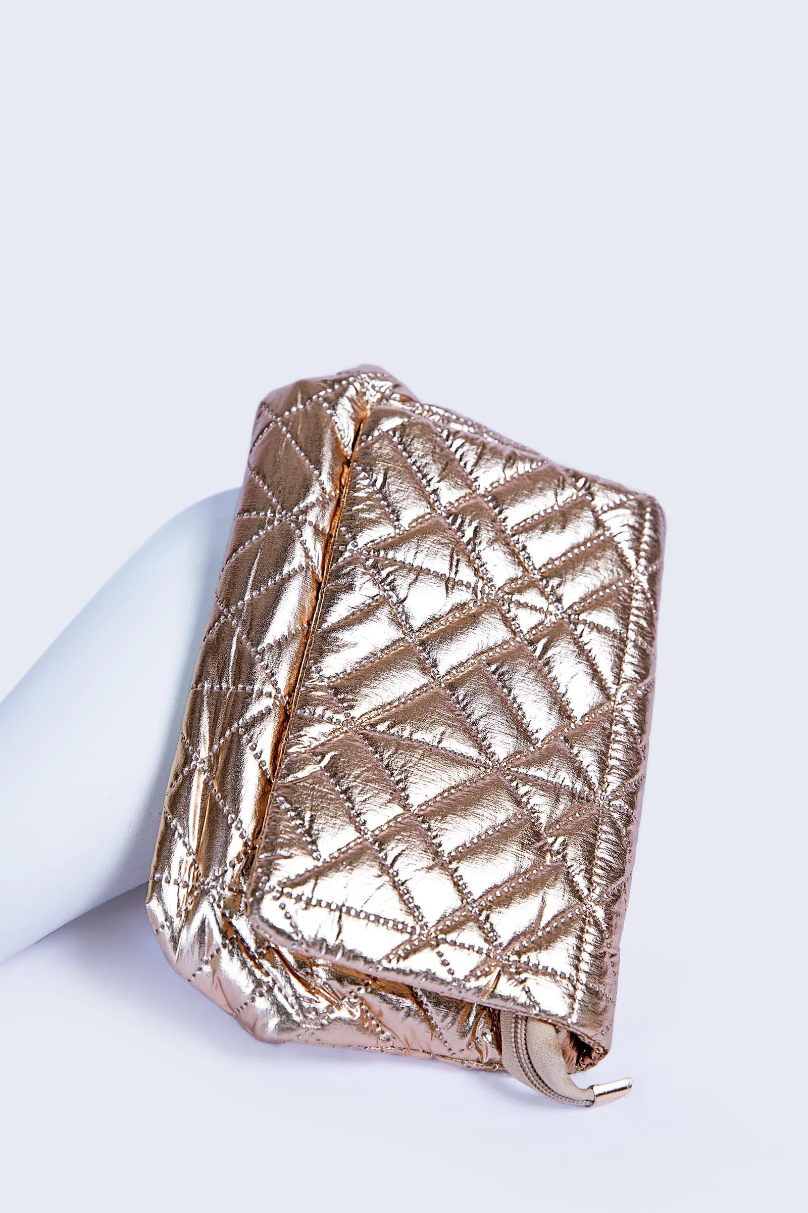 Quilted Metallic Pouch | ABG-W23-19 - Image 4