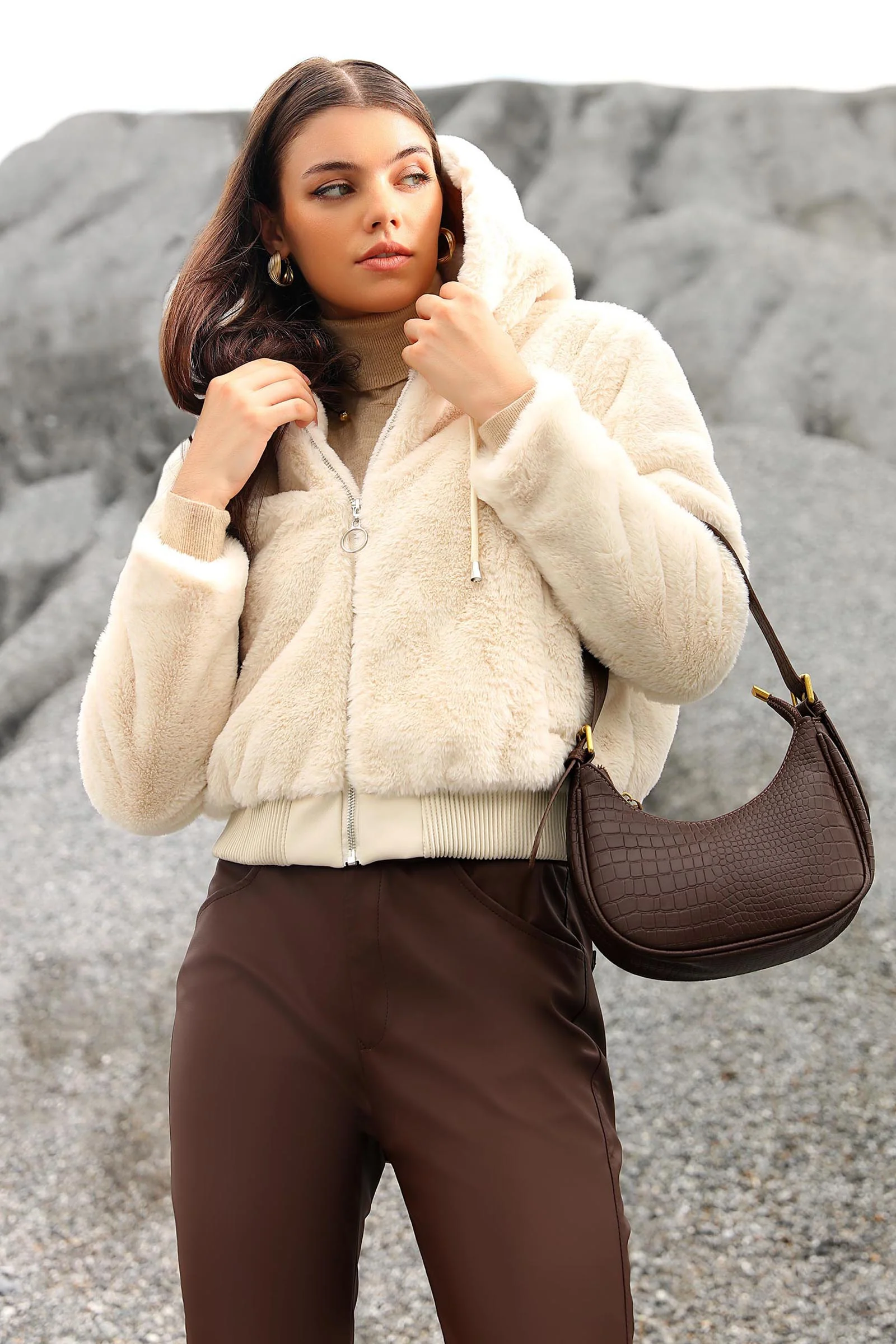 Mini Croc Hobo | ABG-W23-3 - Image 3