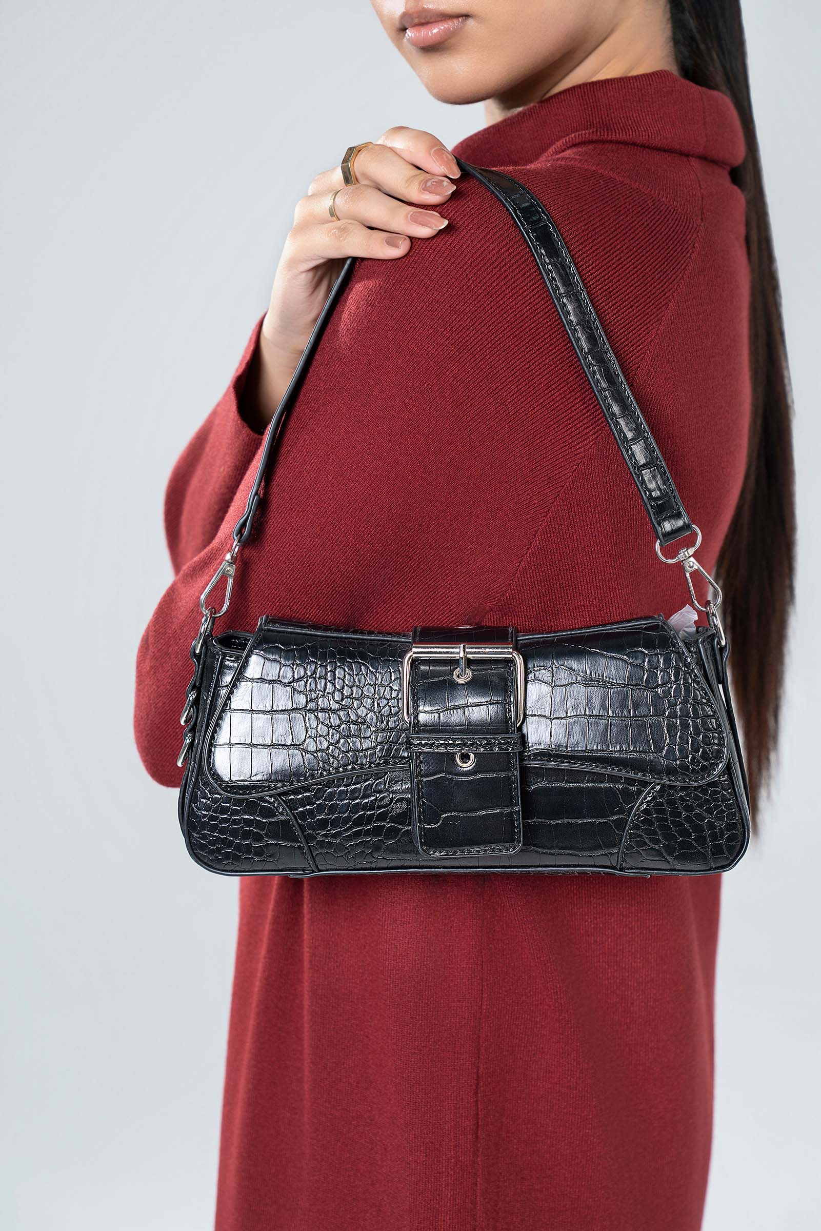 Belted Shoulder Bag - Image 3