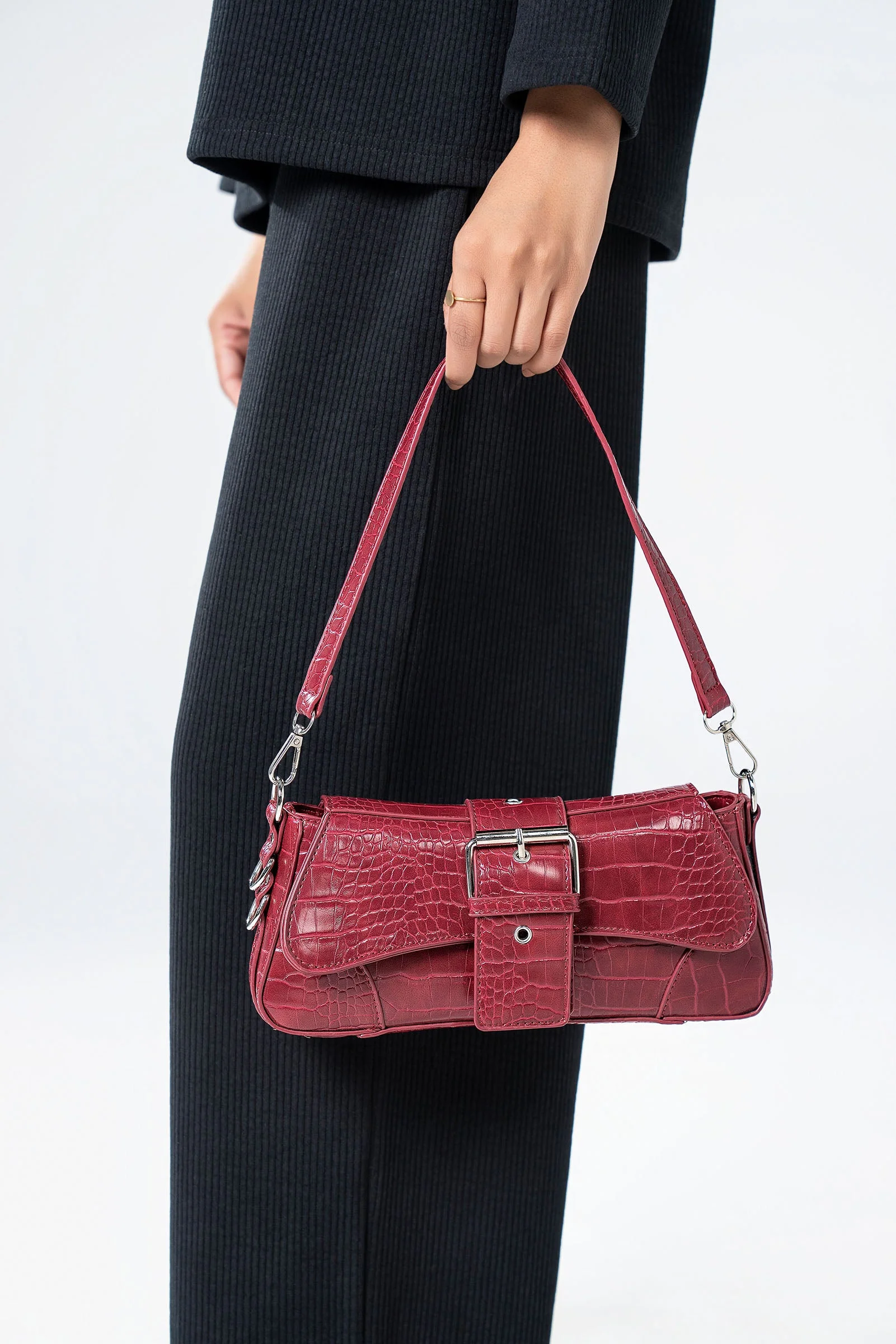 Belted Shoulder Bag - Image 3