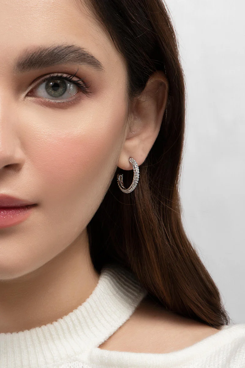 Earrings Silver AER-W21-001 - Image 2