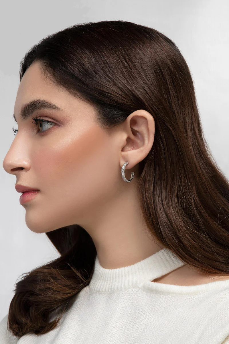 Earrings Silver AER-W21-001 - Image 3