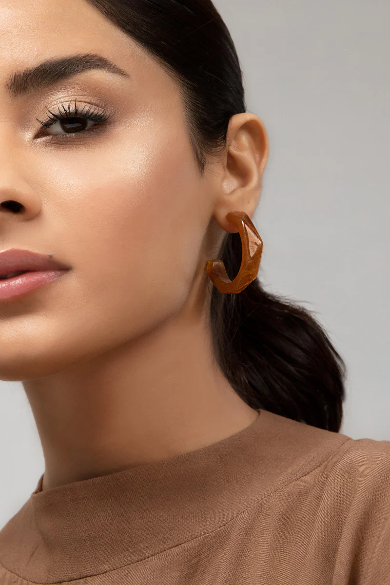 Earrings Brown AER-W21-002 - Image 2
