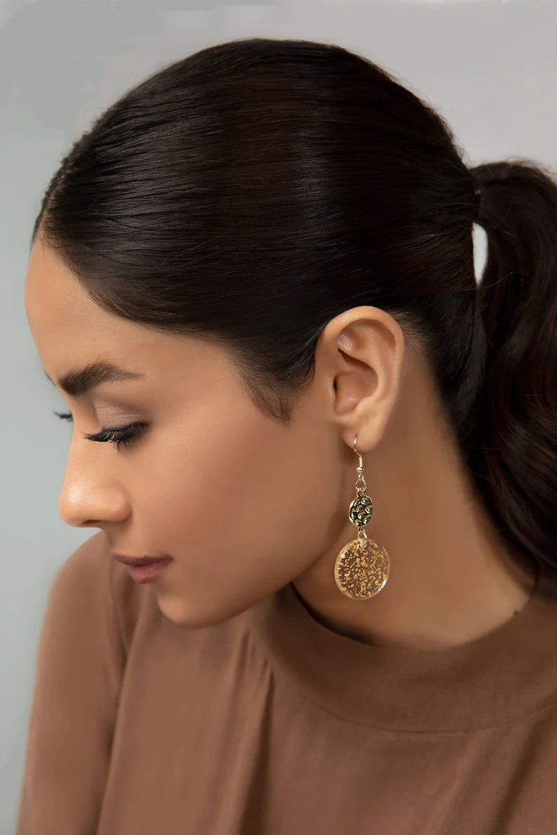 Earrings Gold AER-W21-007 - Image 2
