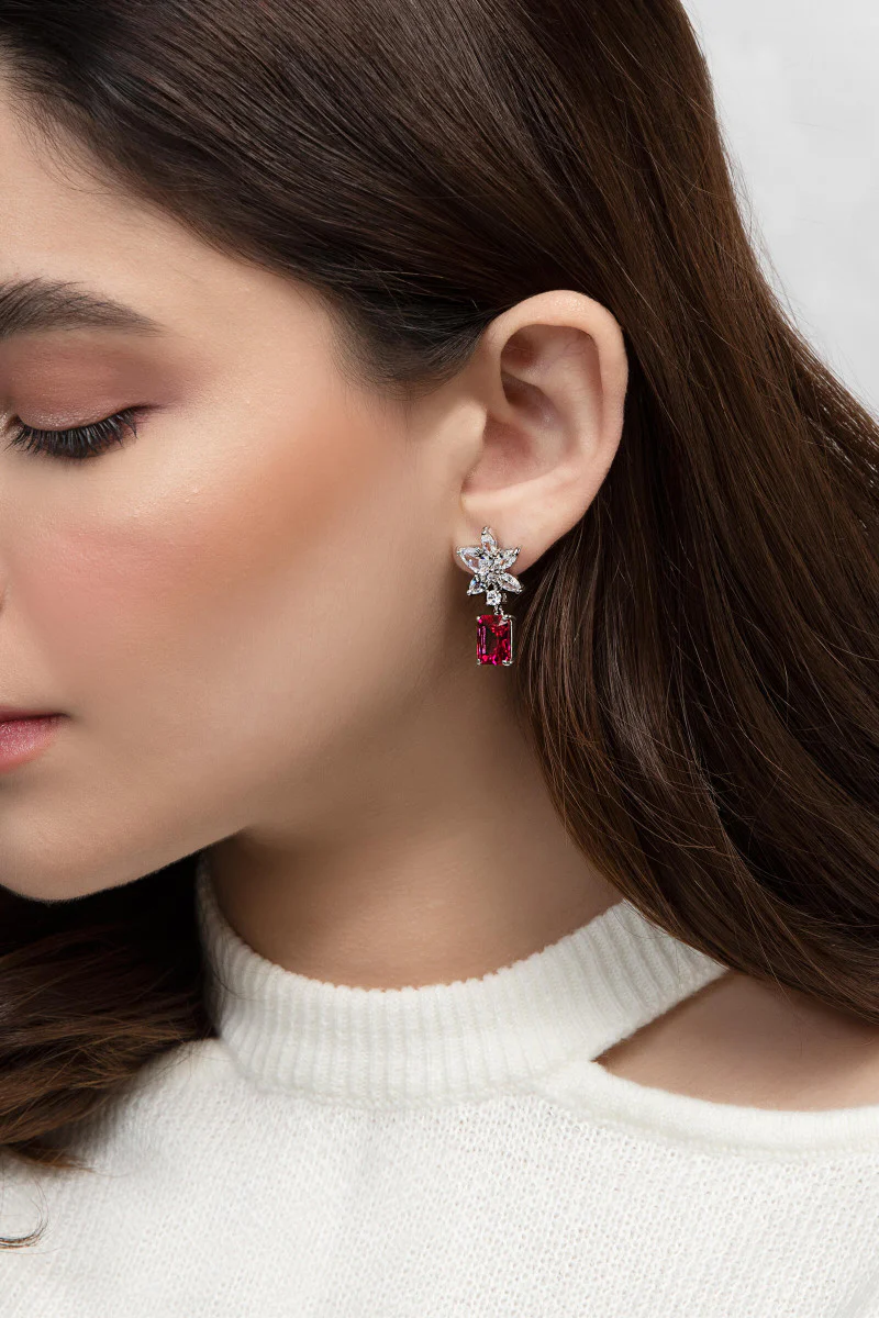 Earrings Ruby AER-W21-012 - Image 2