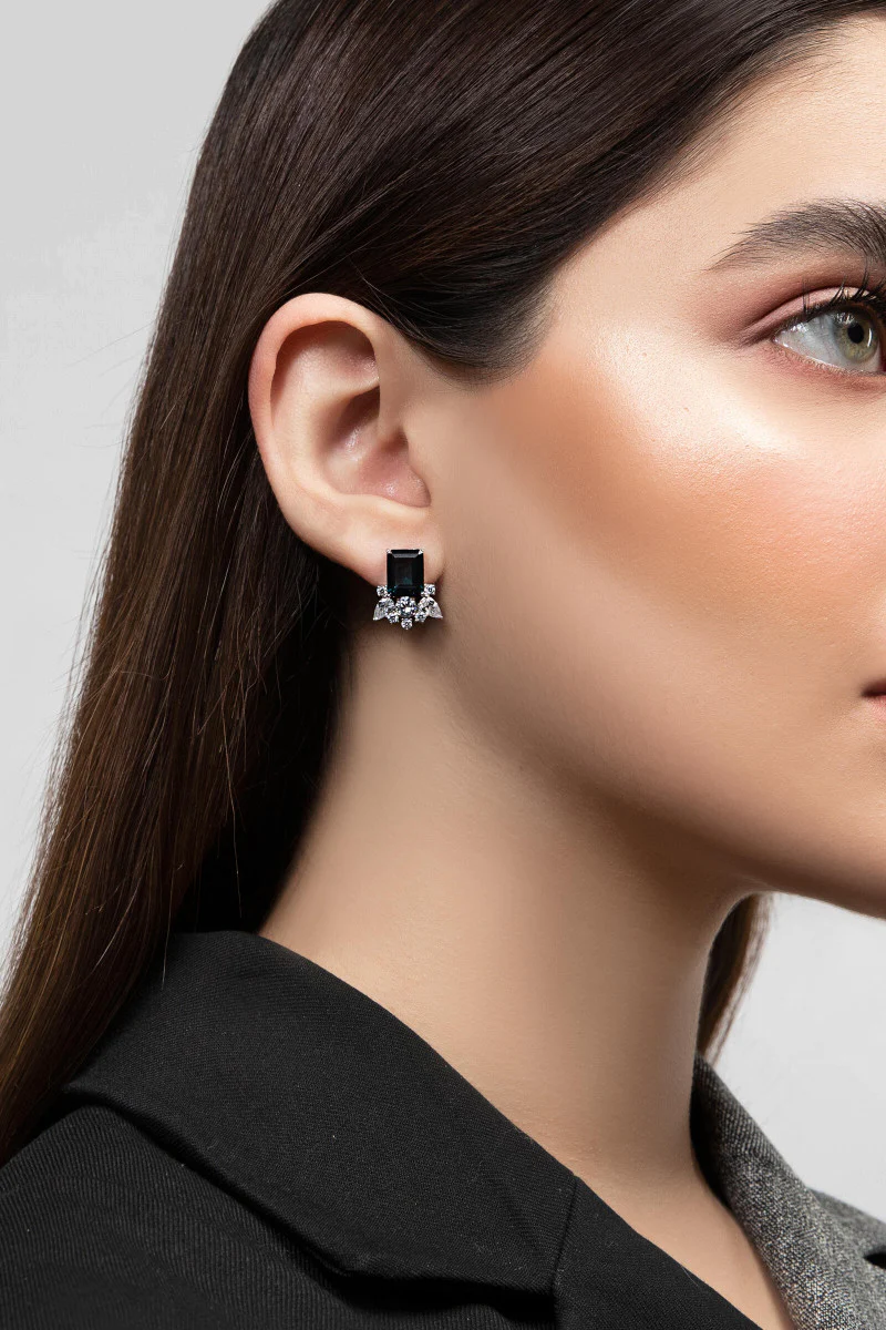Earrings Sapphire AER-W21-027 - Image 2
