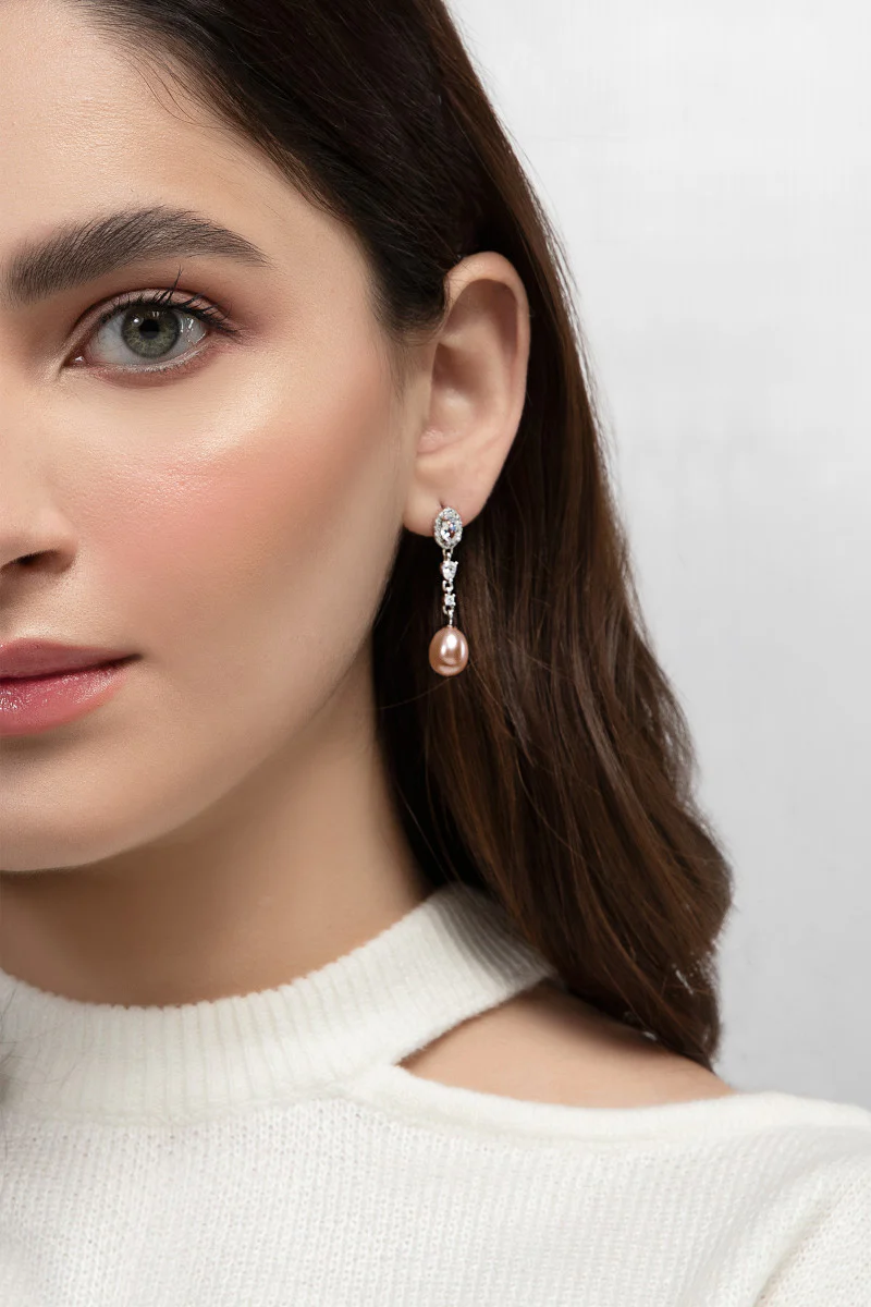Earrings Peach AER-W21-028 - Image 2