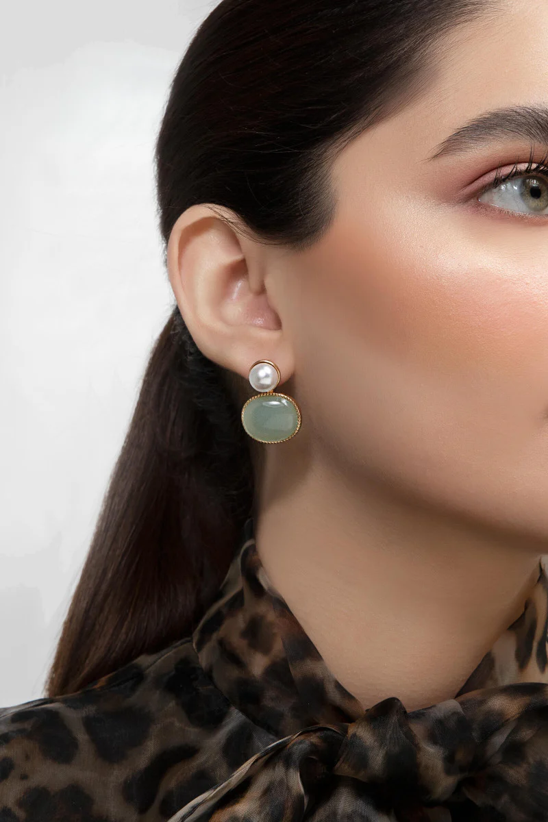 Earrings Jade AER-W21-039 - Image 2