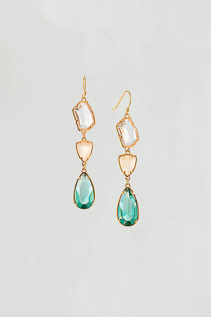 Earrings Green AER-W21-053 - Image 2