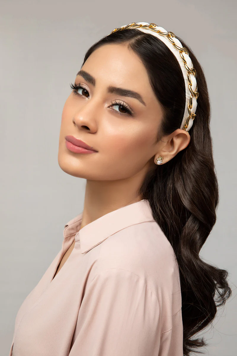 Hairband White AHB-W21-003 - Image 2