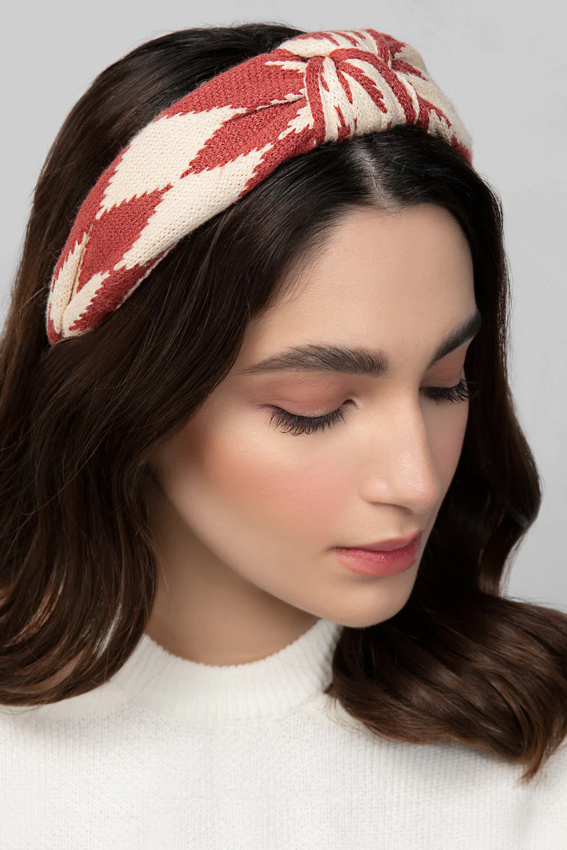Headband Maroon AHB-W21-012 - Image 2