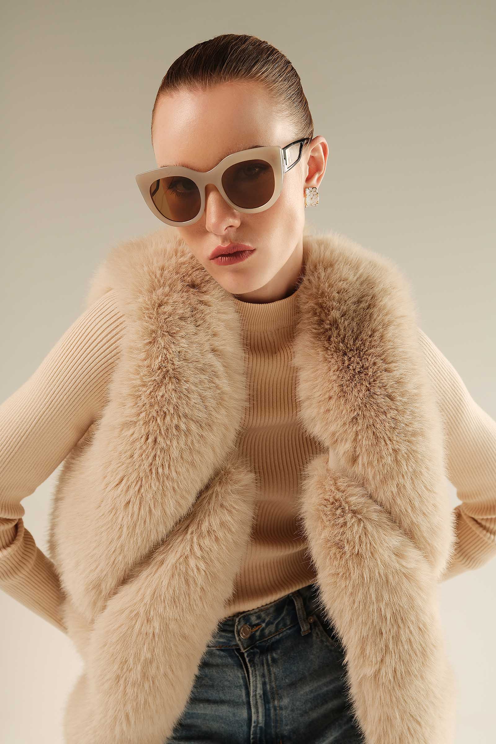 Vintage Oval Sunglasses | ASG-W23-9 - Image 3