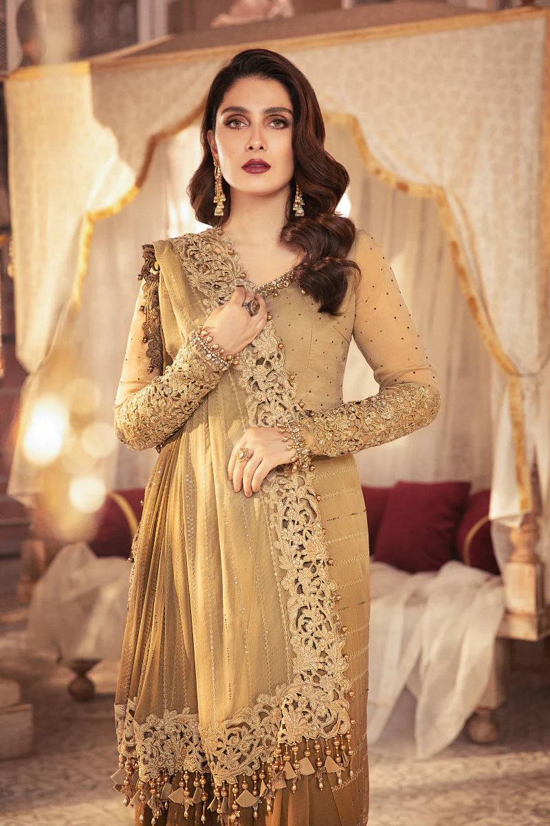 Unstitched MBROIDERED - Chocolate Cappuccino (BD-2306) - Image 4