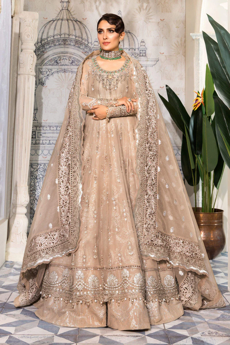 Unstitched MBROIDERED - Nude Pink (BD-2406) - Image 3