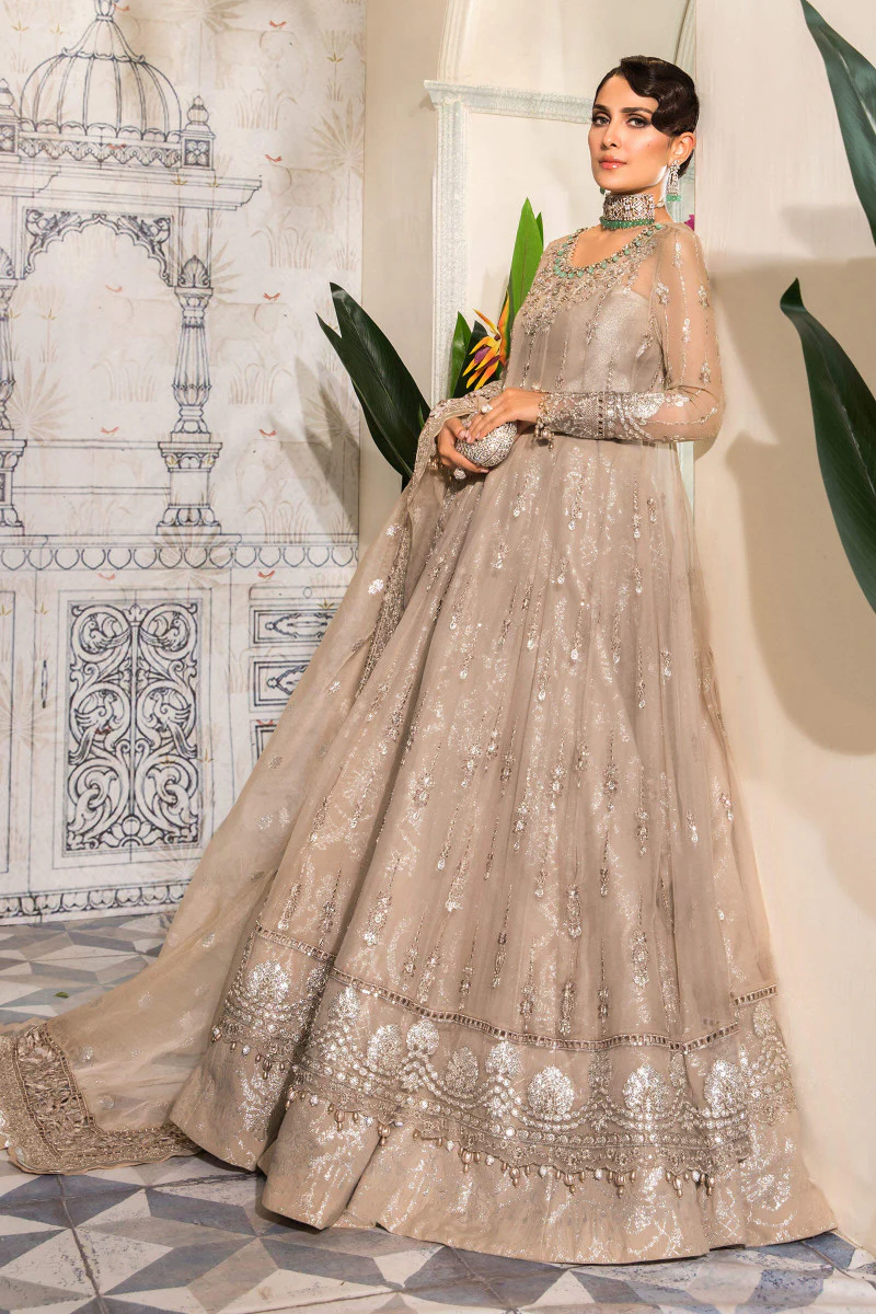 Unstitched MBROIDERED - Nude Pink (BD-2406) - Image 4