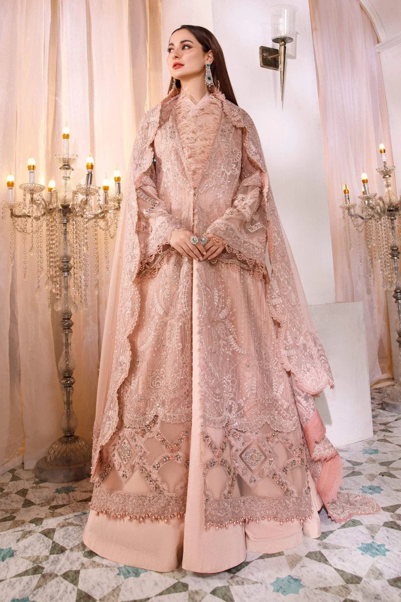 Unstitched MBROIDERED - Ash Pink (BD-2505) - Image 5