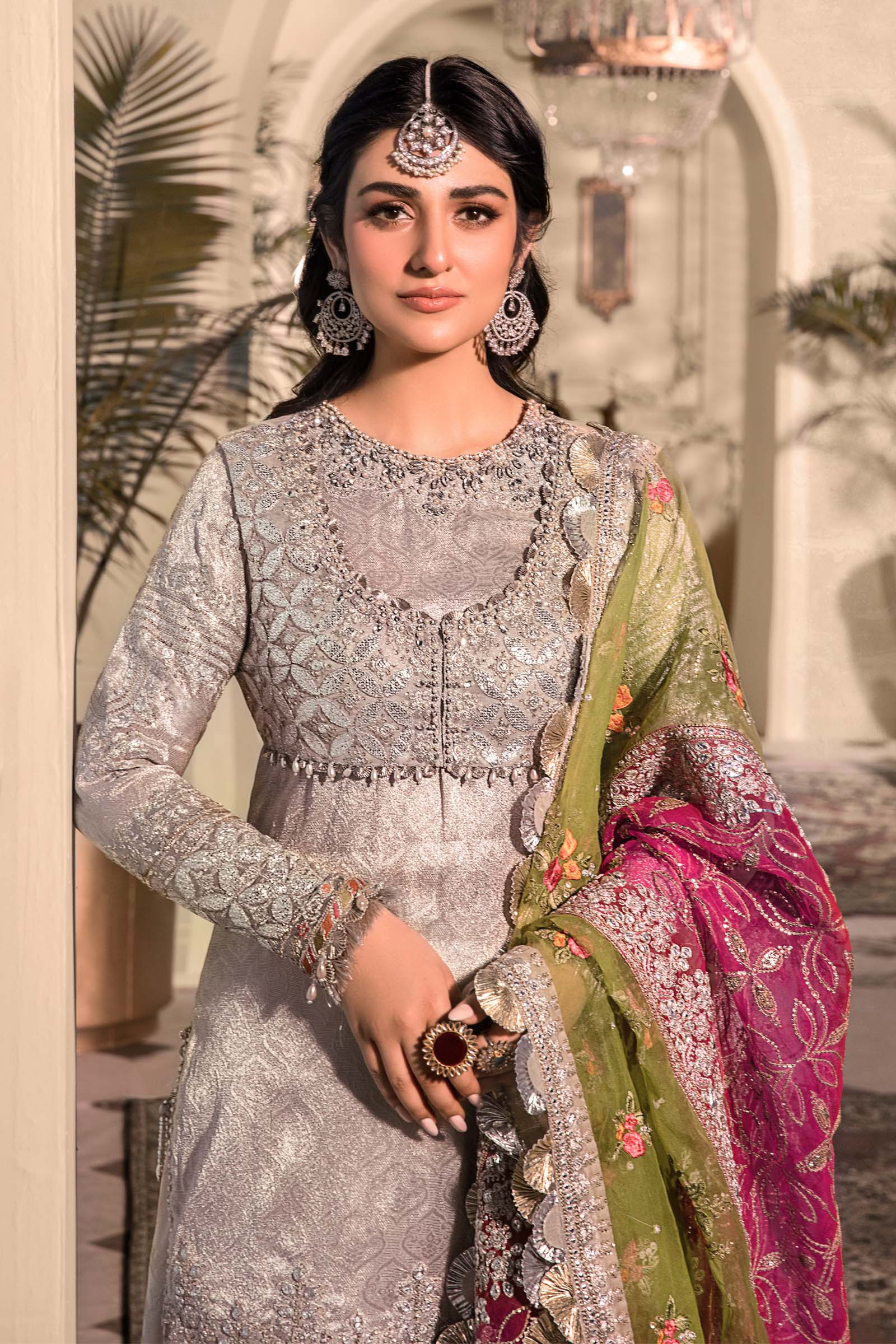 Unstitched MBROIDERED - Silver BD-2601 - Image 6
