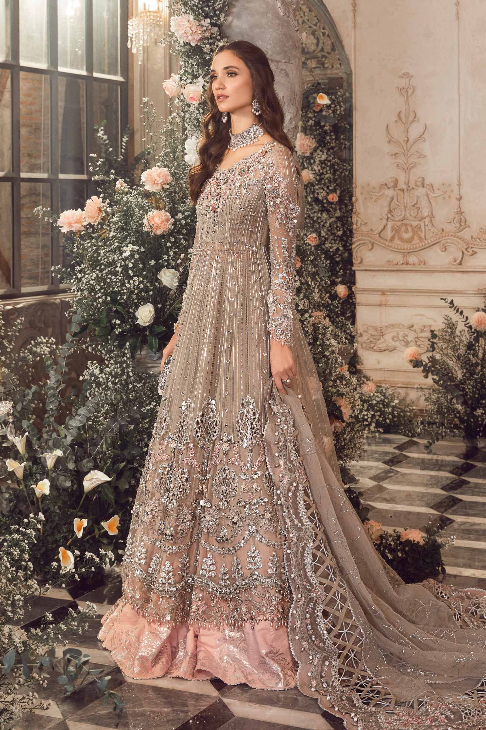 Unstitched Mbroidered | Grey BD-2703 - Image 10