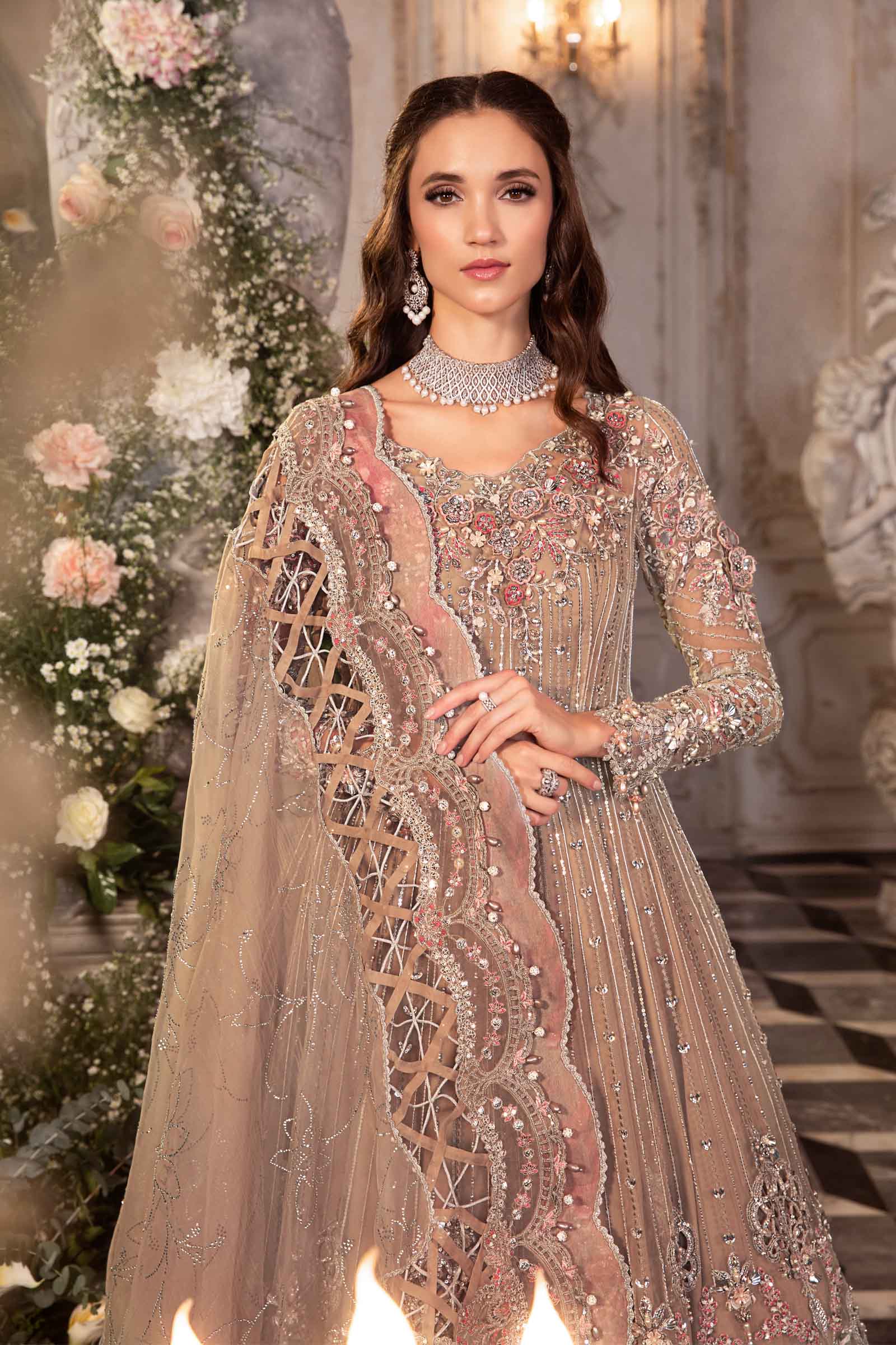 Unstitched Mbroidered | Grey BD-2703 - Image 2