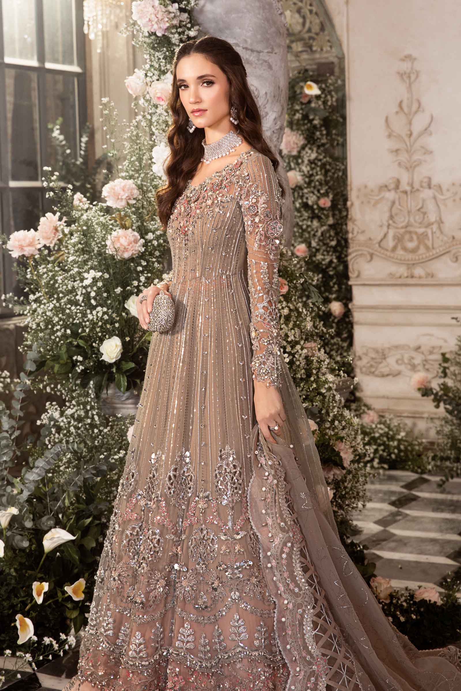 Unstitched Mbroidered | Grey BD-2703 - Image 9