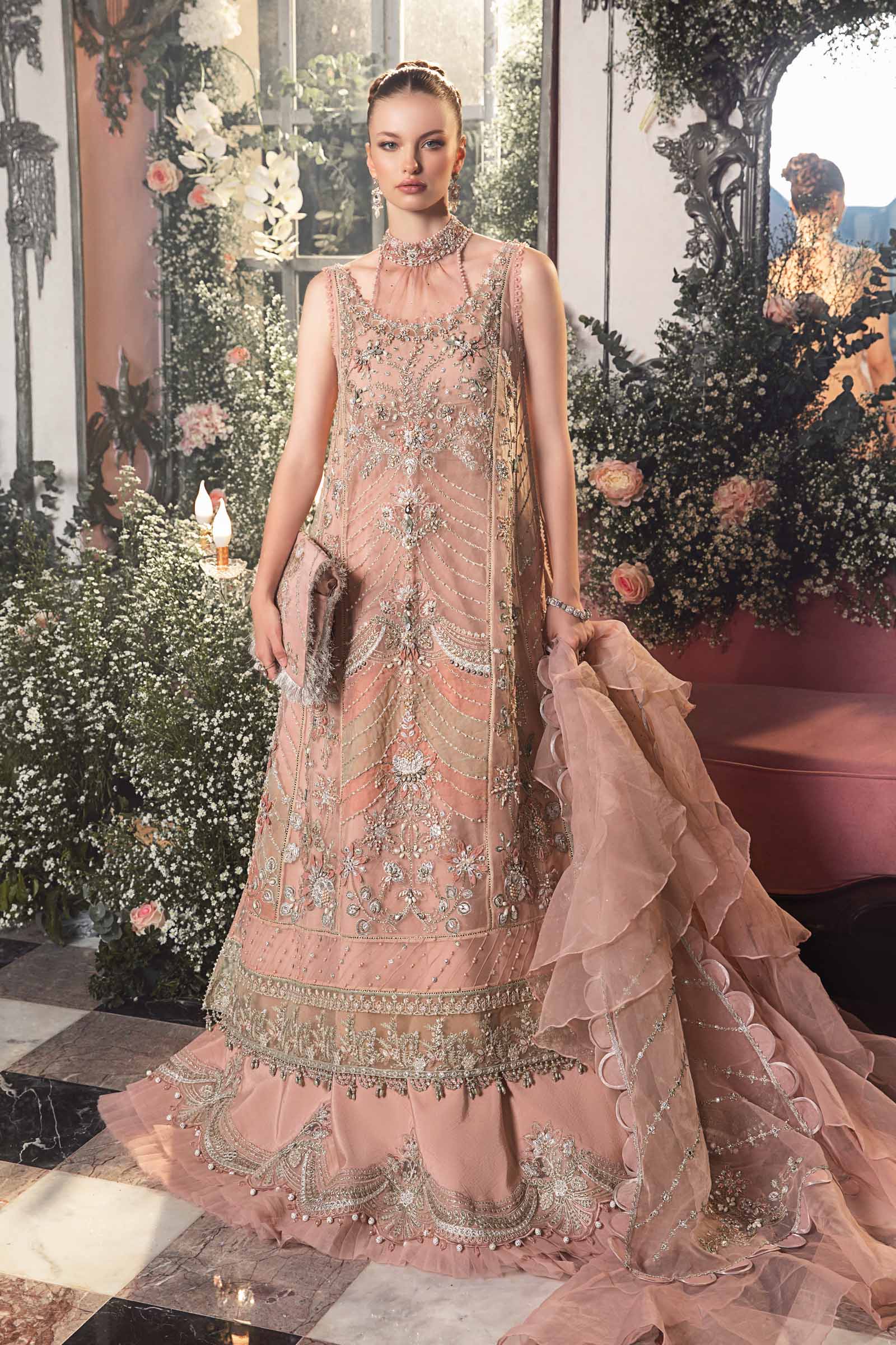 Unstitched Mbroidered | Pastel Pink BD-2706 - Image 13