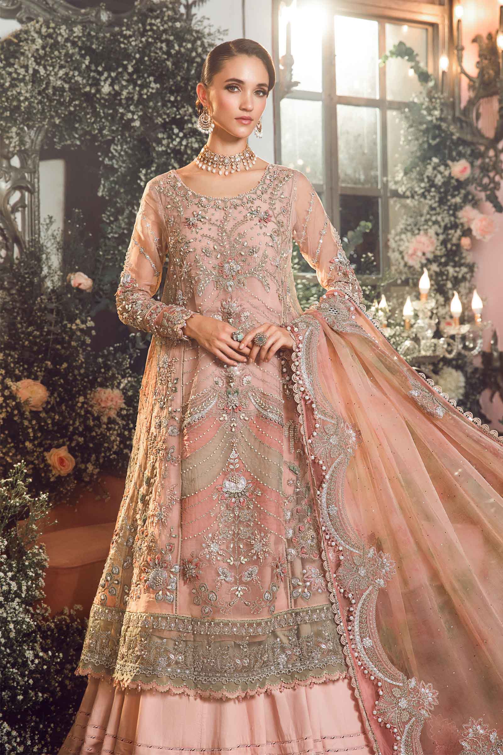 Unstitched Mbroidered | Pastel Pink BD-2706 - Image 4