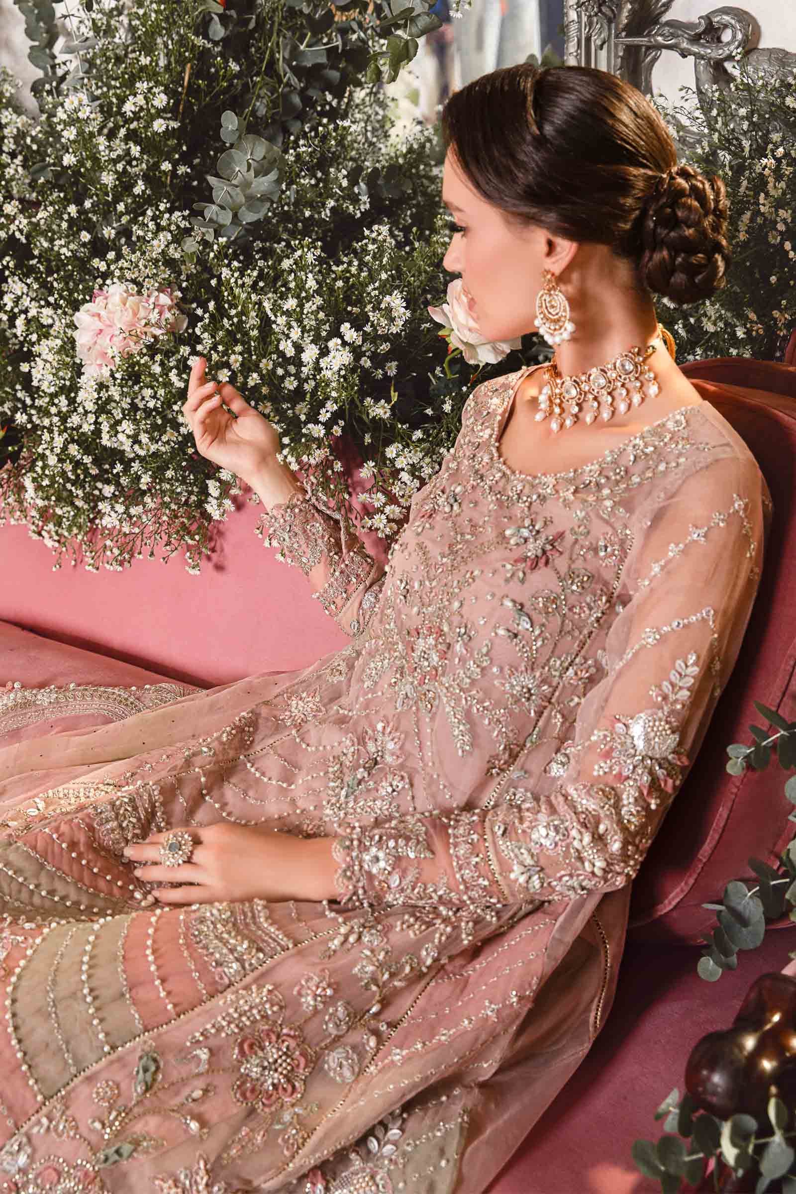 Unstitched Mbroidered | Pastel Pink BD-2706 - Image 6