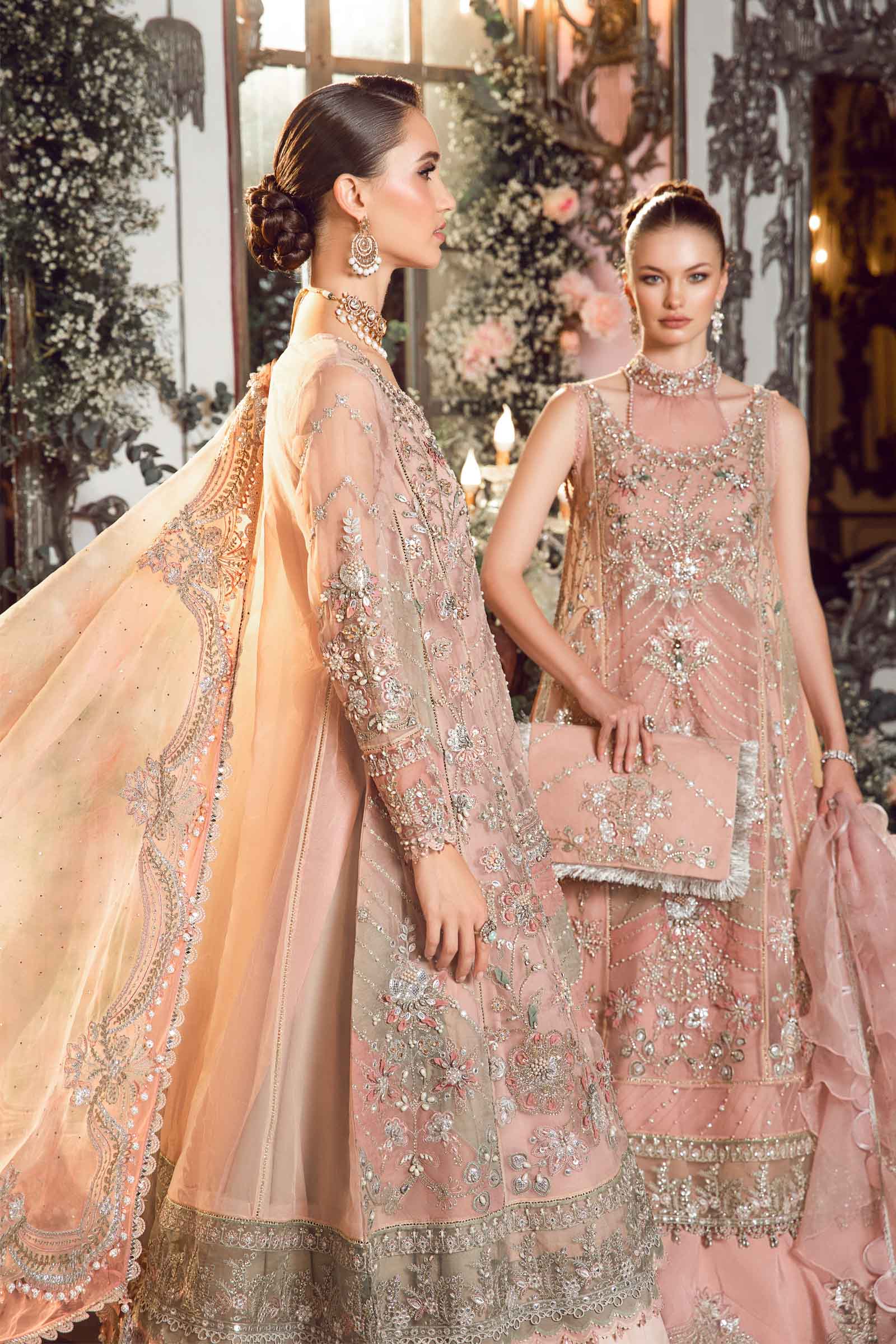 Unstitched Mbroidered | Pastel Pink BD-2706 - Image 8
