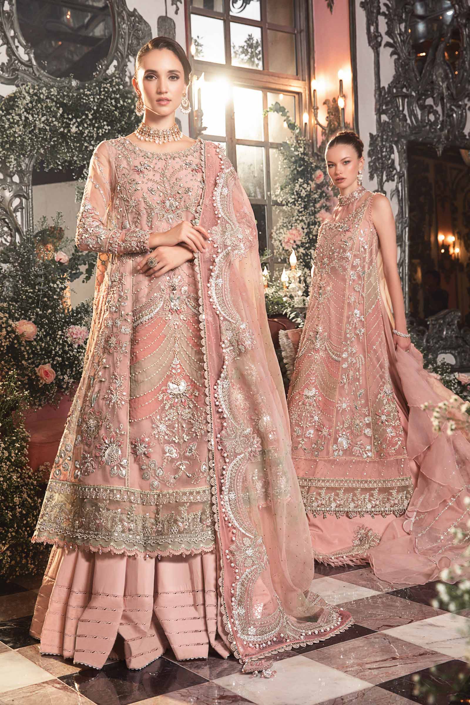 Unstitched Mbroidered | Pastel Pink BD-2706 - Image 9