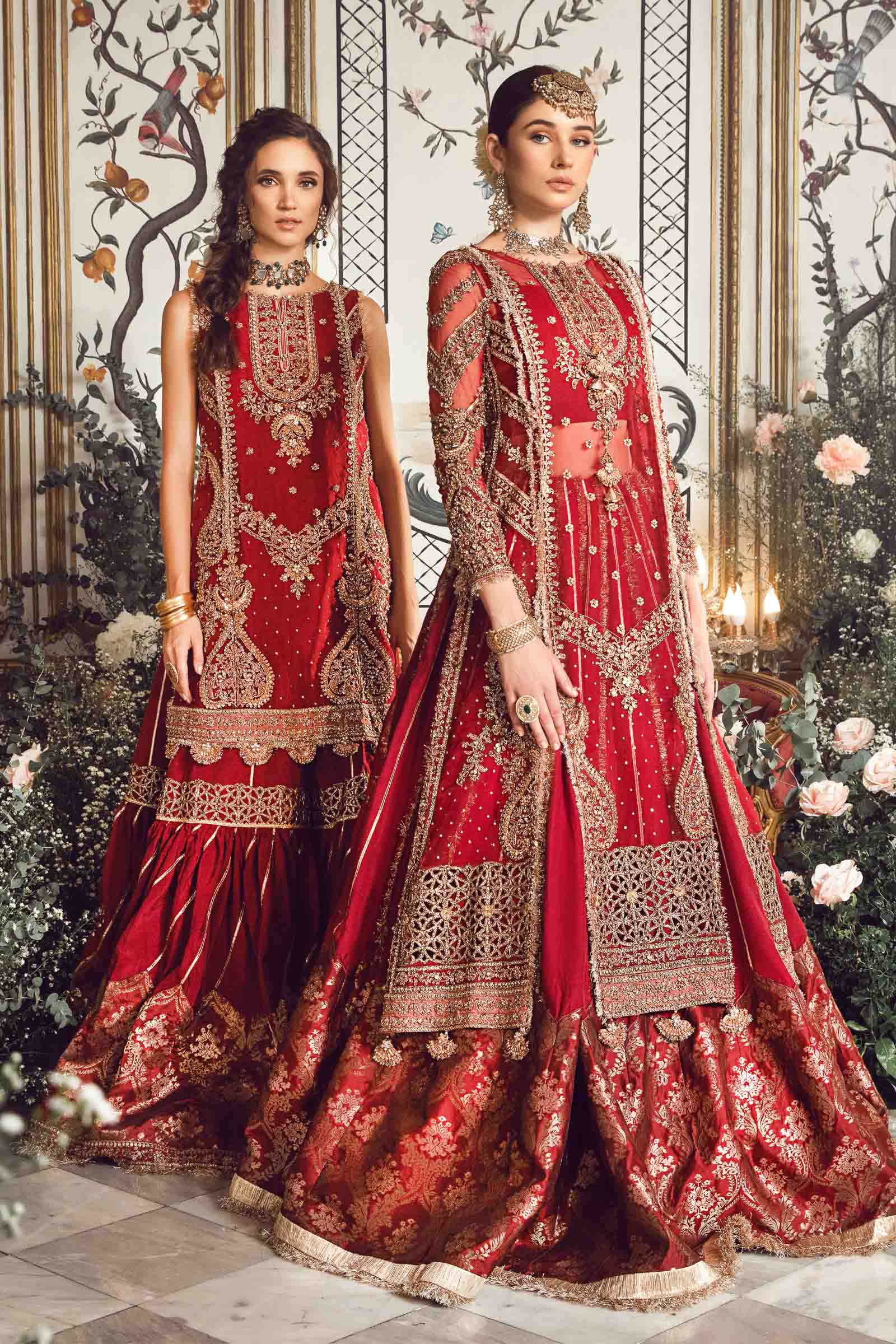 Unstitched Mbroidered | Maroon BD-2708 - Image 8