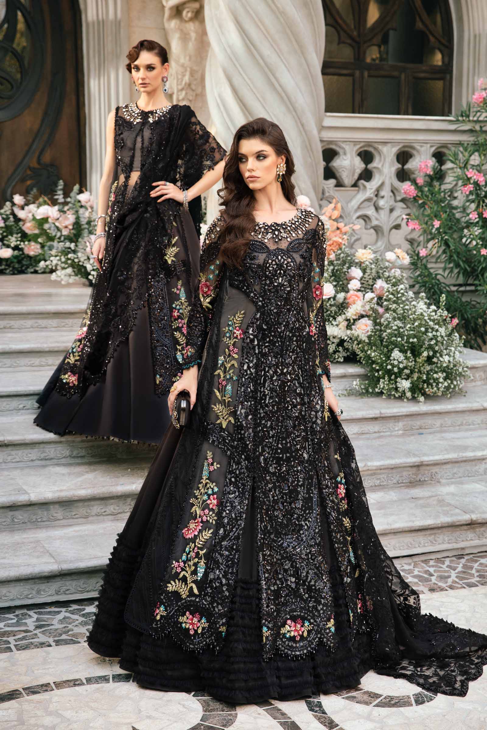 3 Piece Unstitched Embroidered Suit | BD-2802 - Image 2