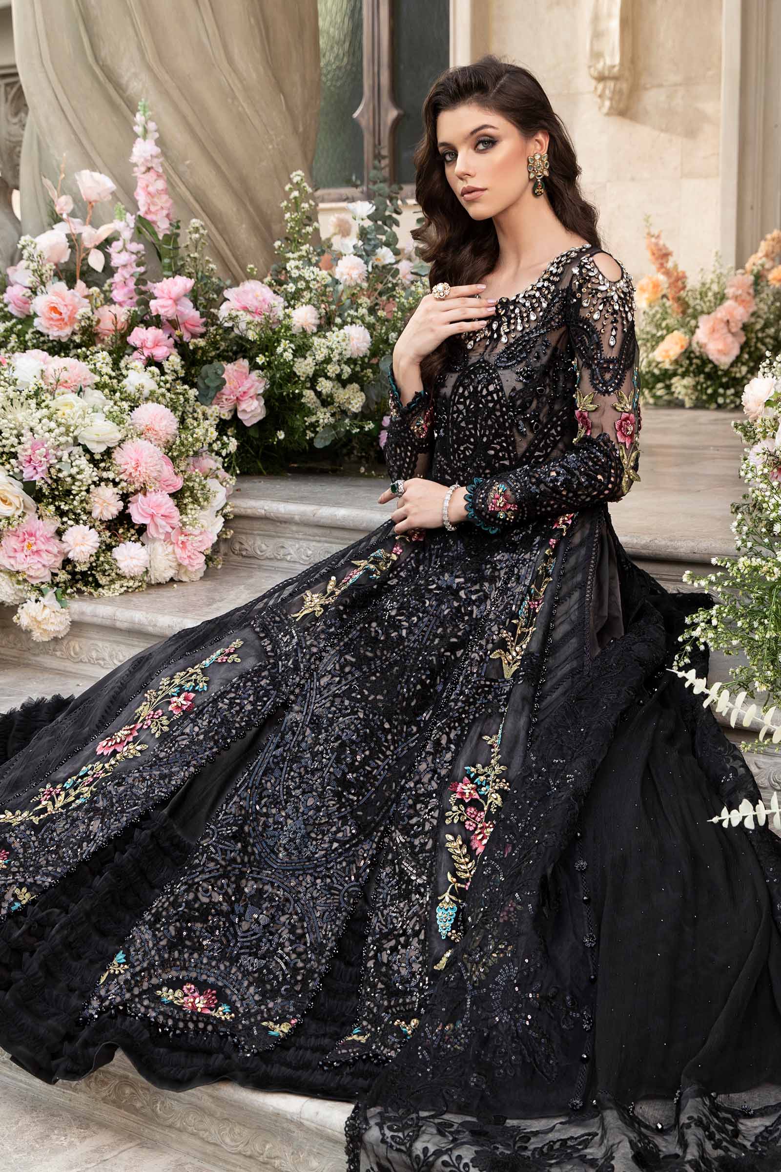 3 Piece Unstitched Embroidered Suit | BD-2802 - Image 4