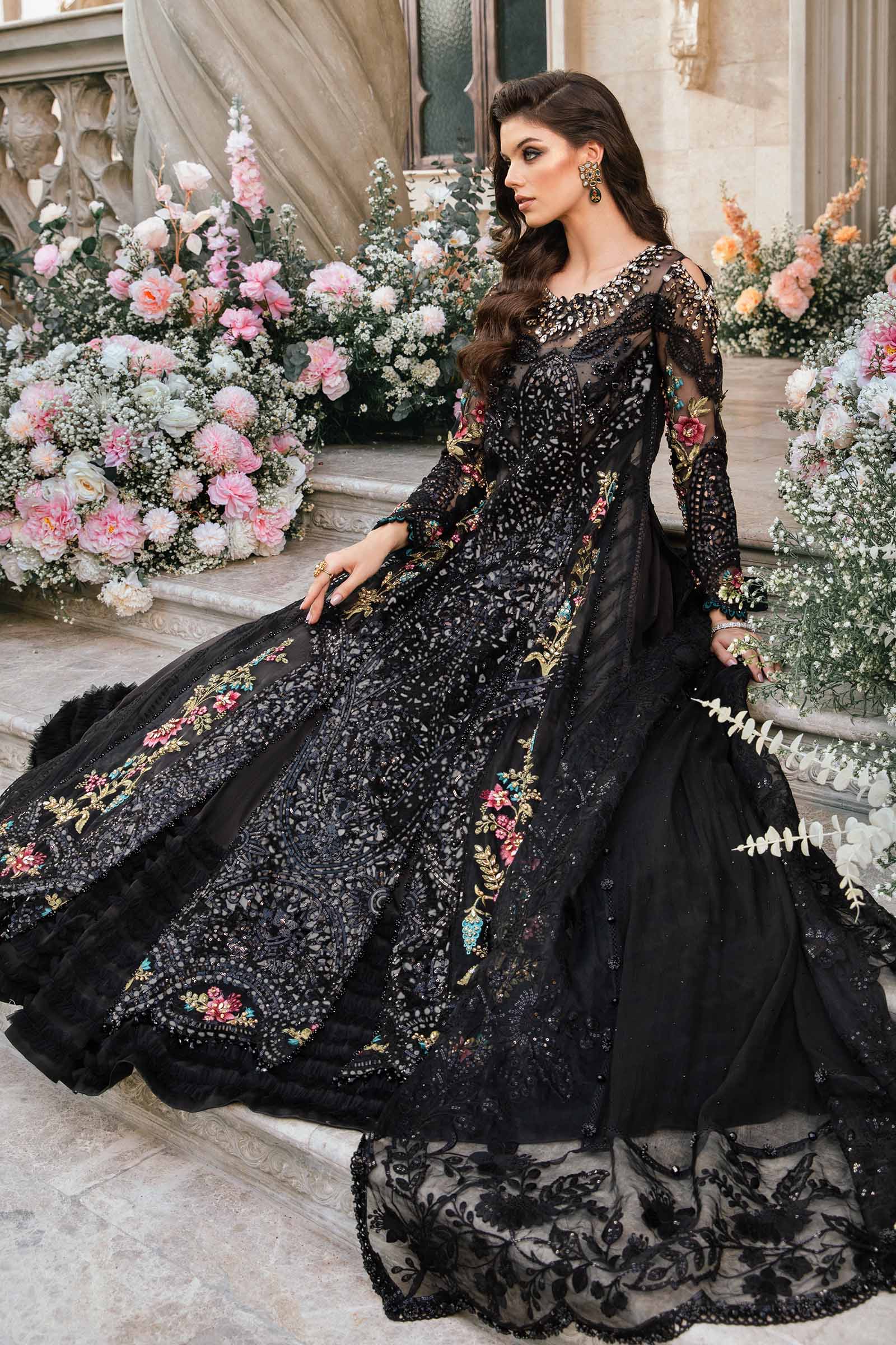 3 Piece Unstitched Embroidered Suit | BD-2802 - Image 5