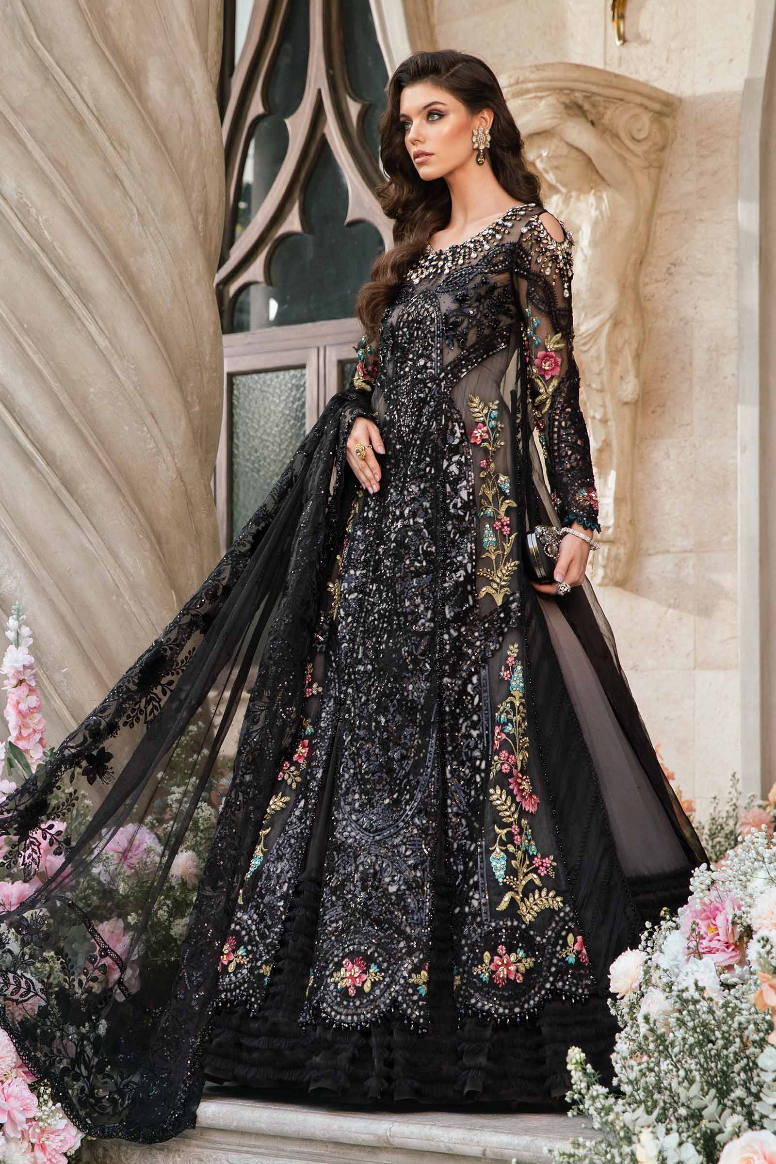 3 Piece Unstitched Embroidered Suit | BD-2802 - Image 6