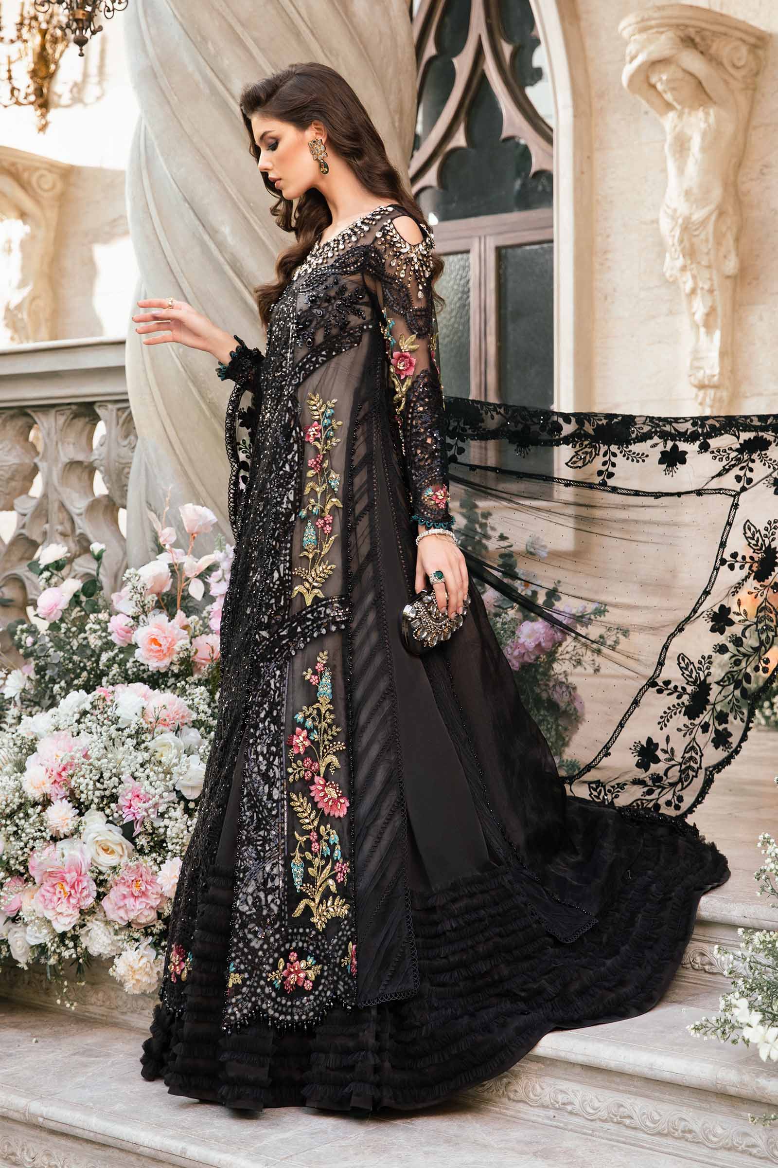 3 Piece Unstitched Embroidered Suit | BD-2802 - Image 8