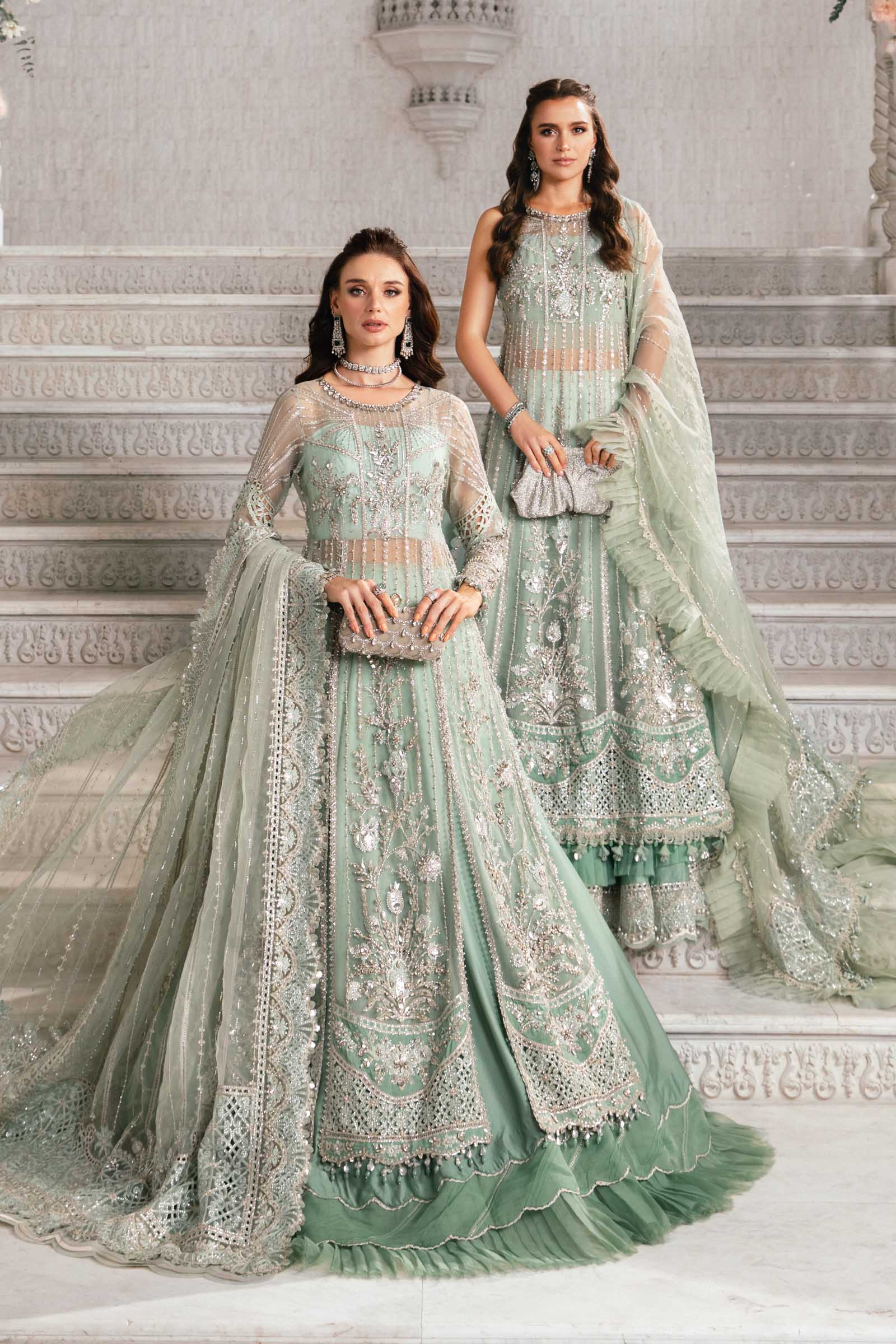 3 Piece Unstitched Embroidered Suit | BD-2803 - Image 2